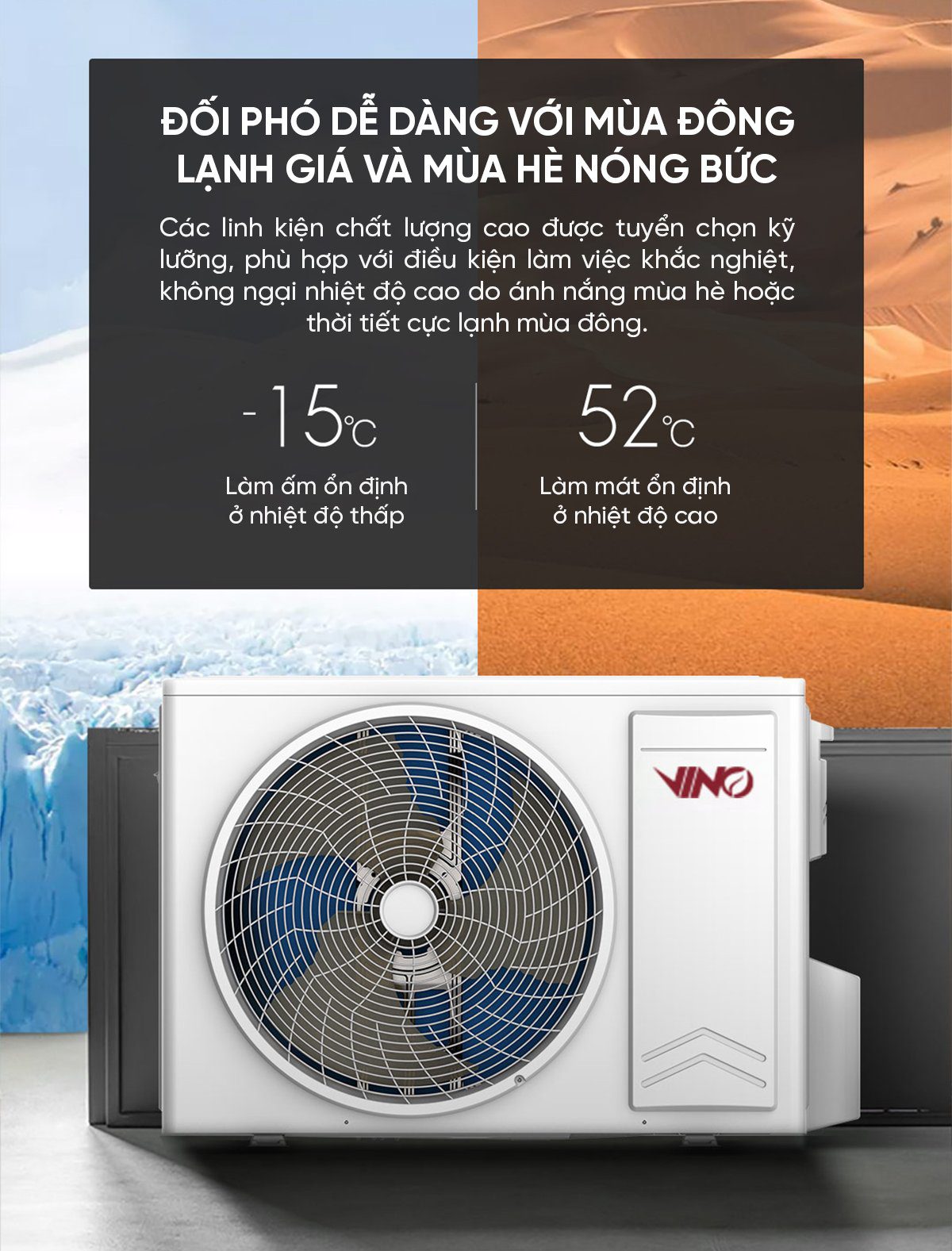 Điều hòa 2 chiều Xiaomi Vino 27000BTU 3HP tiết kiệm điện KFR-70GW/V31AA2-N2
