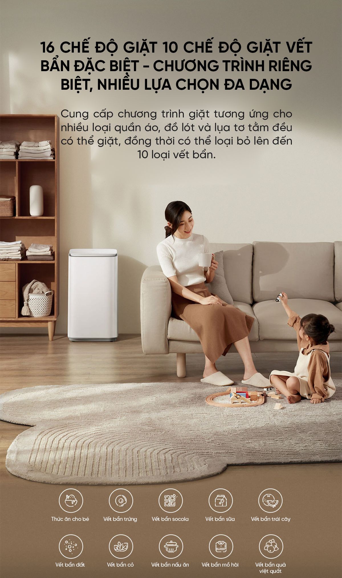 Máy giặt mini Xiaomi Thông Minh Pro 3kg