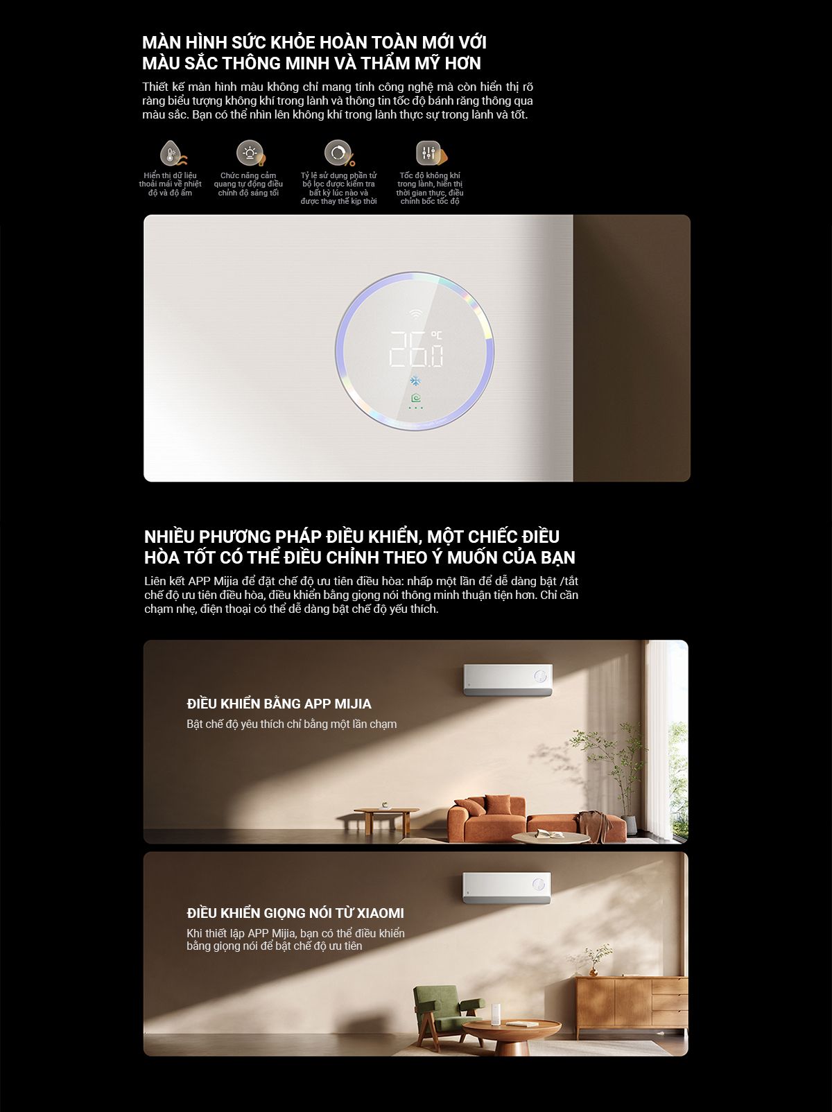 Điều hòa Xiaomi Mijia 12000BTU KFR-35GW/F5A1 Pro 1.5HP 2 chiều