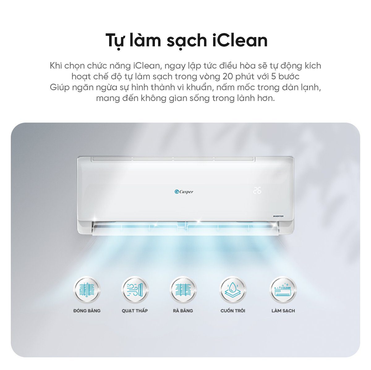 Điều hòa EcoCity Inverter 1 chiều 1HP (TC-09IS36)
