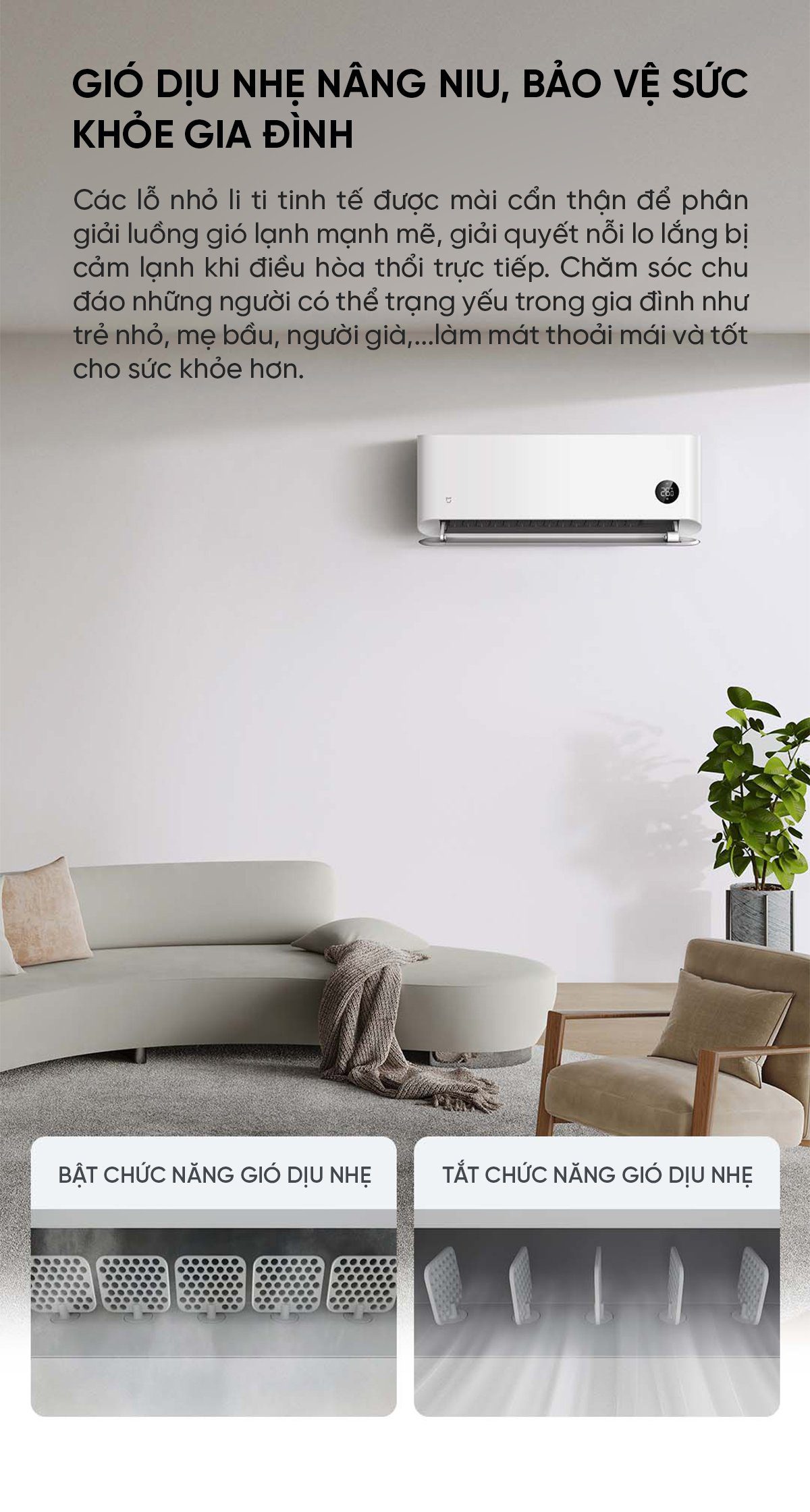 Điều hòa Xiaomi Mijia 12000BTU KFR-35GW/M2A1 1.5HP 2 chiều