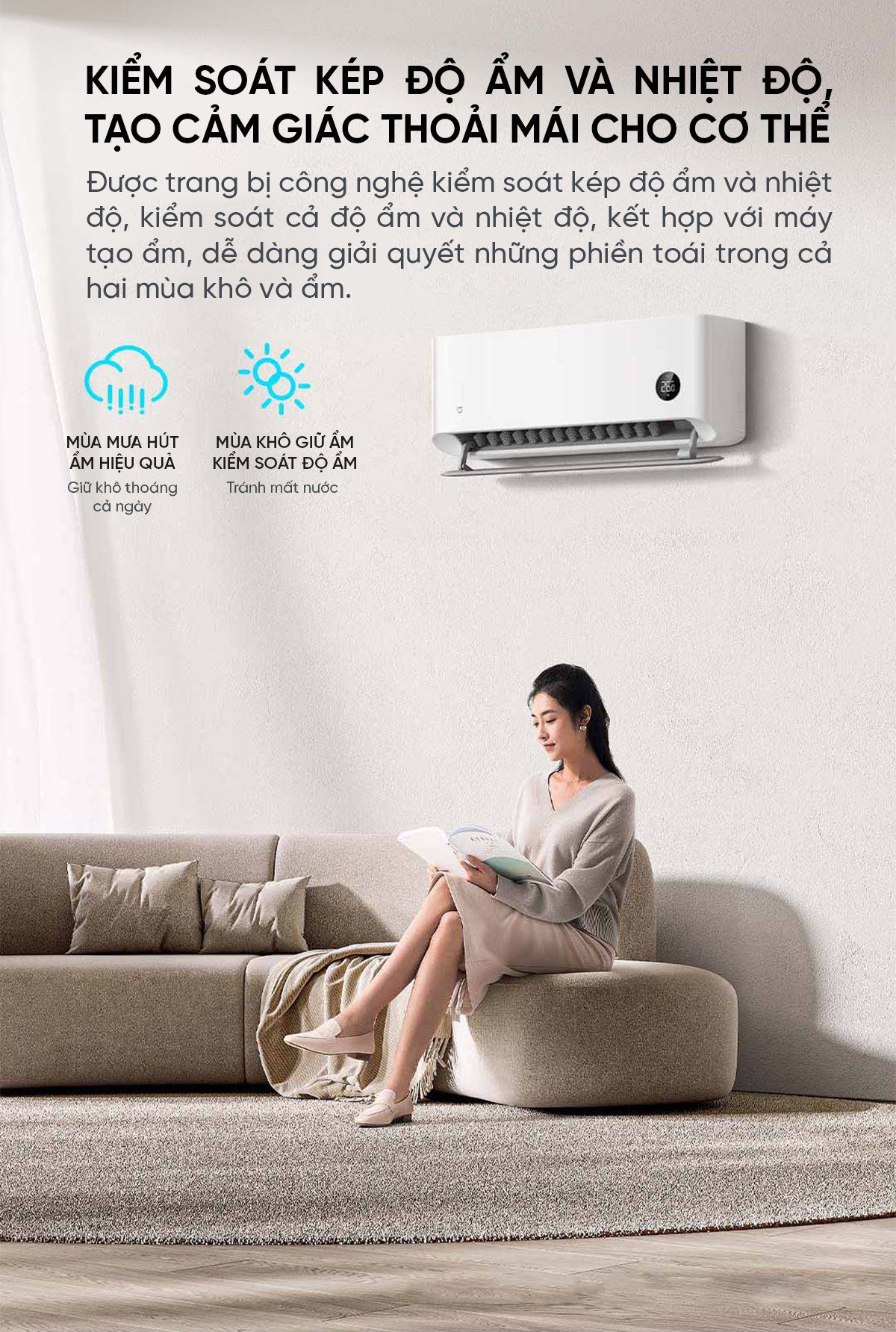 Điều hòa Xiaomi Mijia 12000BTU KFR-35GW/M2A1 1.5HP 2 chiều