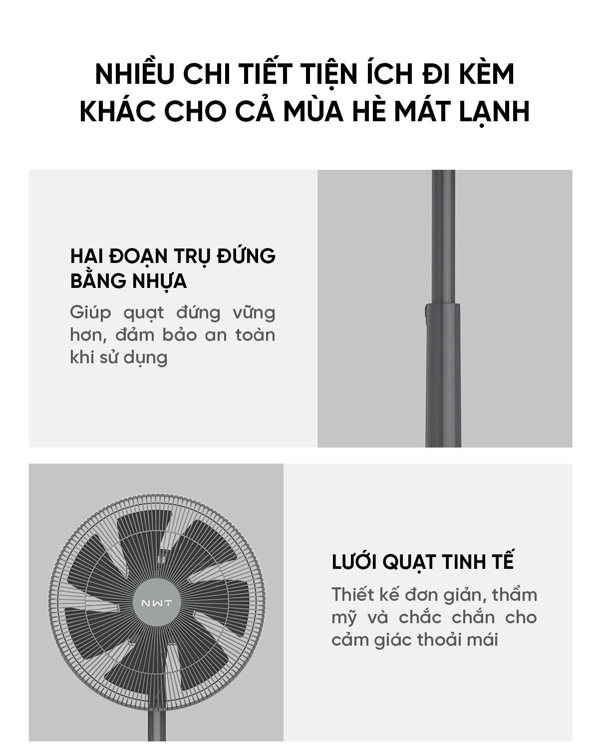 Quạt Cây Thông Minh Kết Nối App Mihome Xiaomi New Widetech