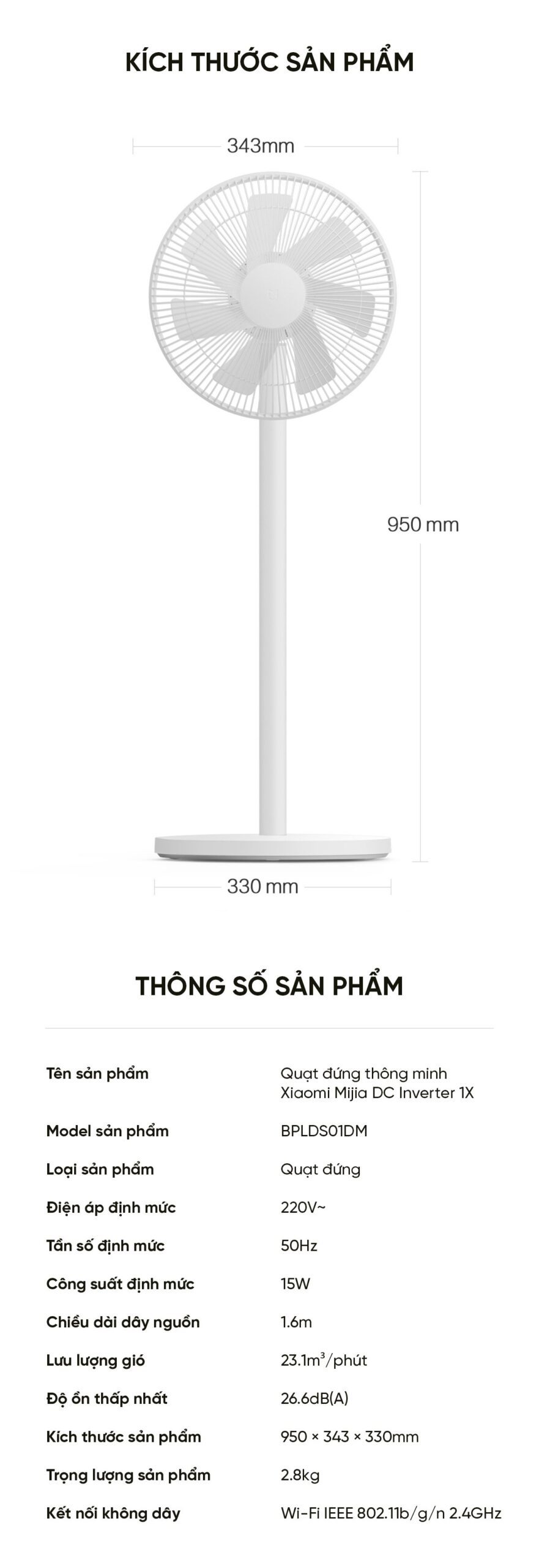 Quạt cây Xiaomi BPLDS01DM