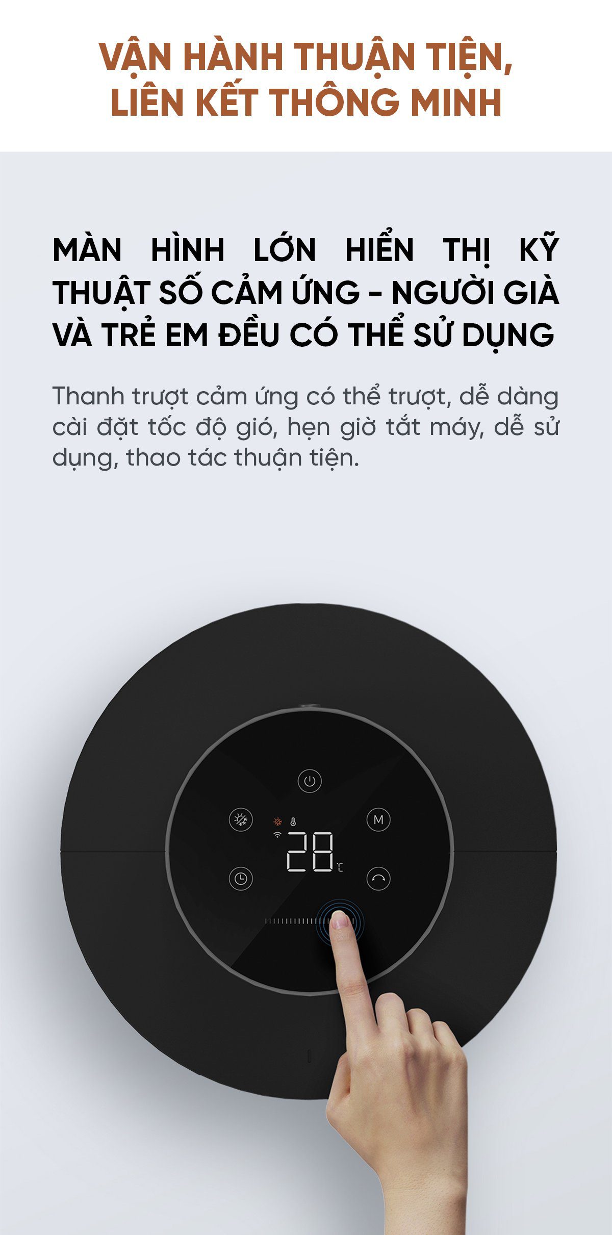Quạt Tháp Xiaomi Mijia DC Inverter Không Cánh 2 Chiều BPLNS01DM