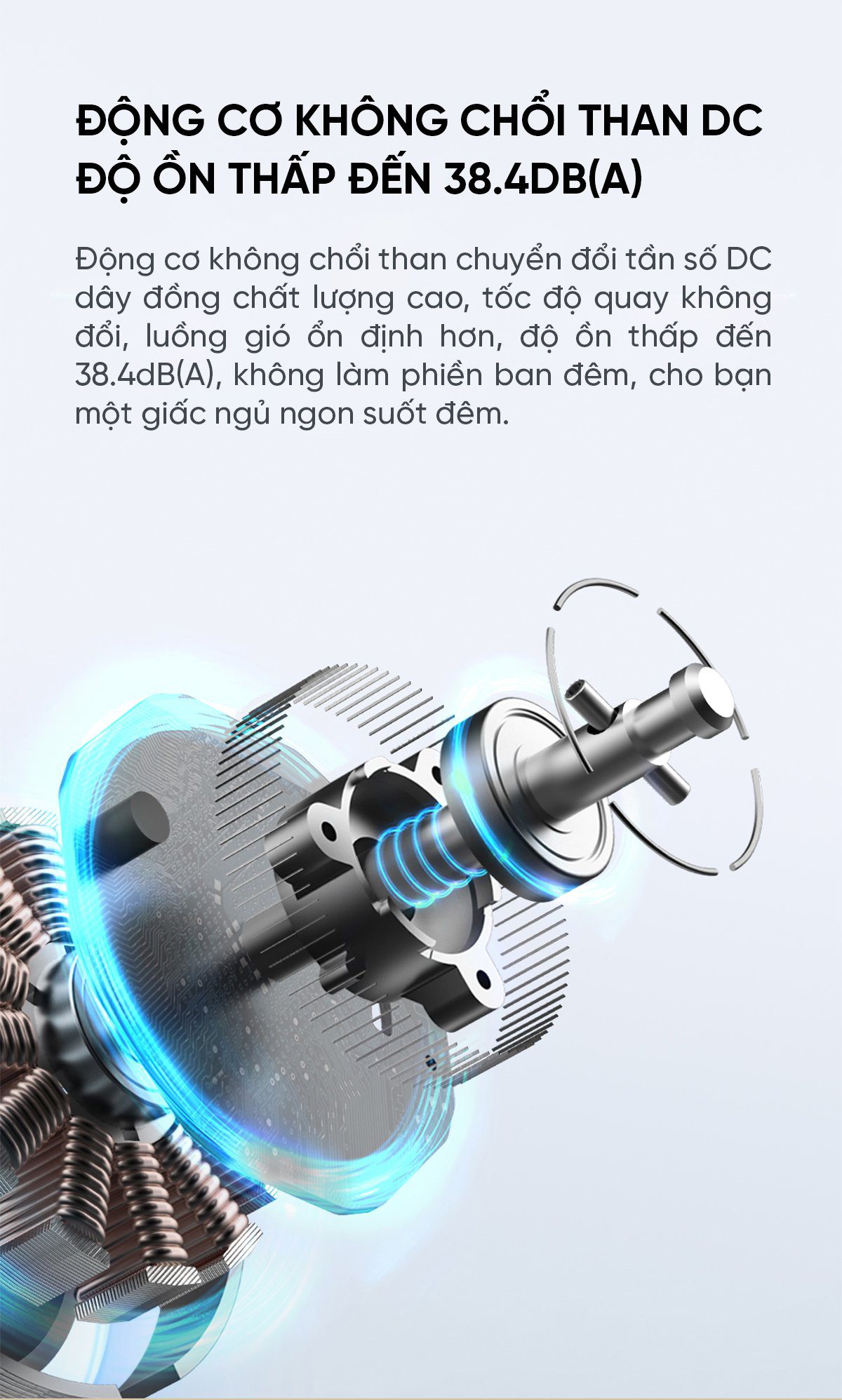 Quạt Tháp Xiaomi Mijia DC Inverter Không Cánh 2 Chiều BPLNS01DM