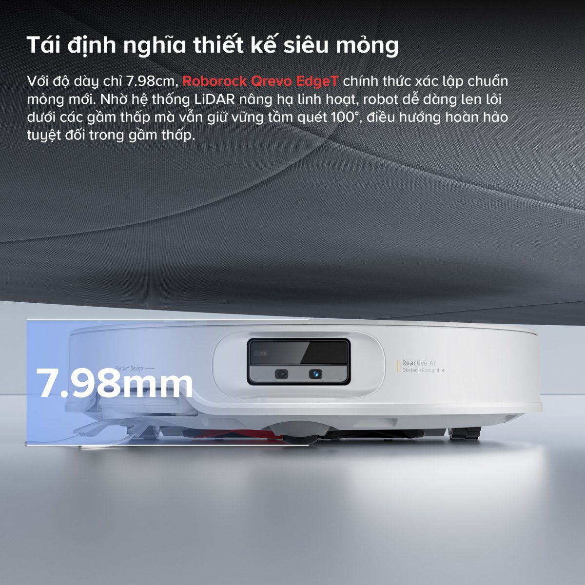 Robot hút bụi Roborock Q Revo EdgeT