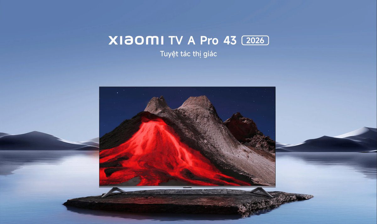 Tivi Xiaomi A Pro 43 Inch – 2026 Bản Quốc Tế – QLED 4K/60Hz – 2GB/8GB