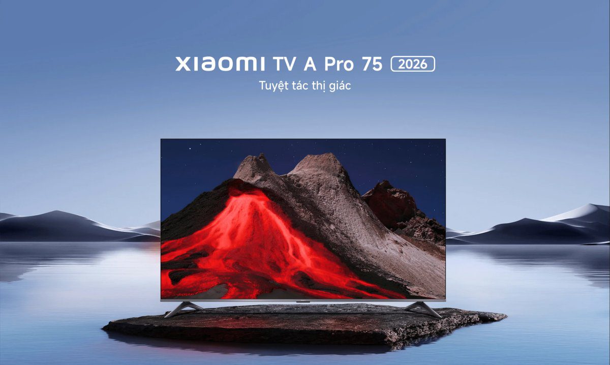 Tivi Xiaomi A Pro 75 Inch – 2026 Bản Quốc Tế – QLED 4K/60Hz – 2GB/8GB