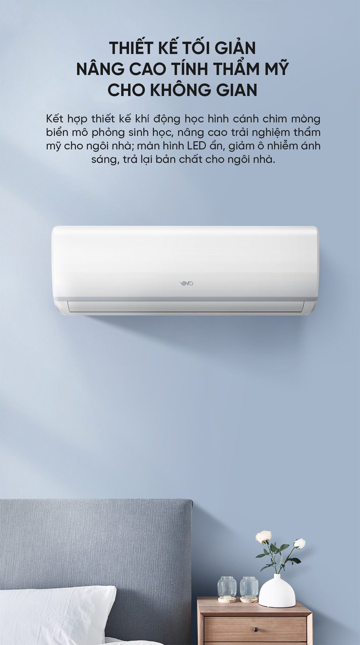 Điều Hoà Xiaomi Vino 12000 BTU 1 Chiều Làm Lạnh KF - 35W/V31ZA - 3 App Mihome