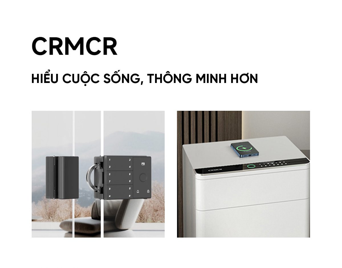Khóa vân tay cửa kính thông minh Pro Xiaomi CRMCR