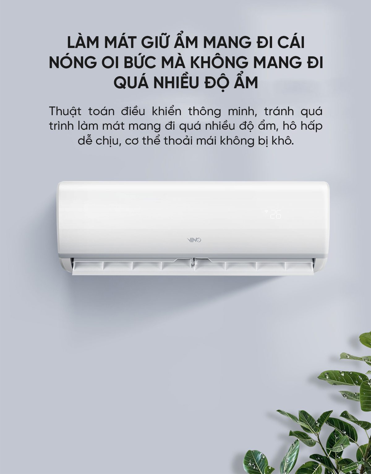 Điều Hoà Xiaomi Vino 12000 BTU 1 Chiều Làm Lạnh KF - 35W/V31ZA - 3 App Mihome