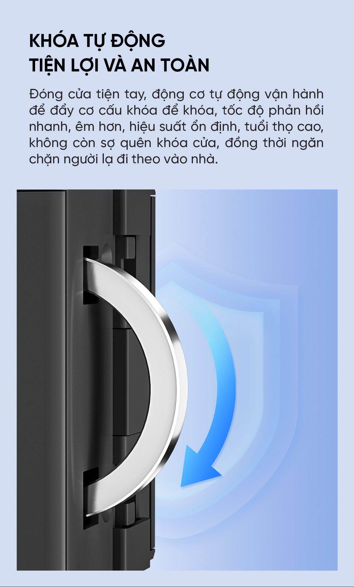 Khóa vân tay cửa kính thông minh Pro Xiaomi CRMCR