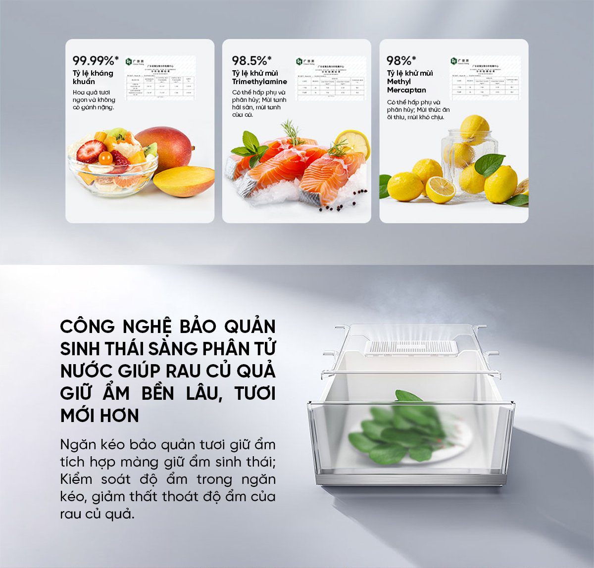 Tủ lạnh Xiaomi Mijia 508L kiểu Pháp Màu Trắng