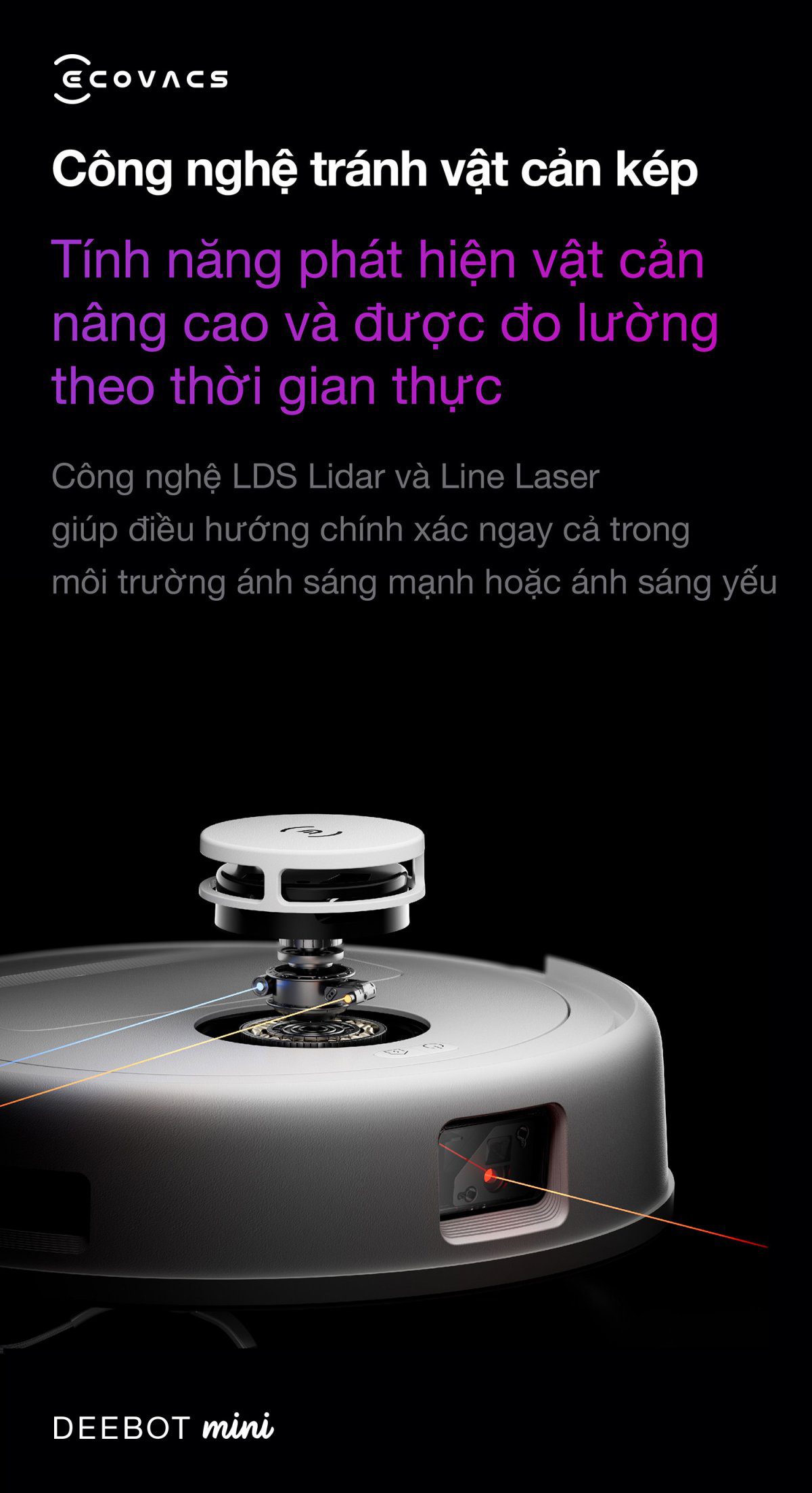 Robot hút bụi Ecovacs Mini