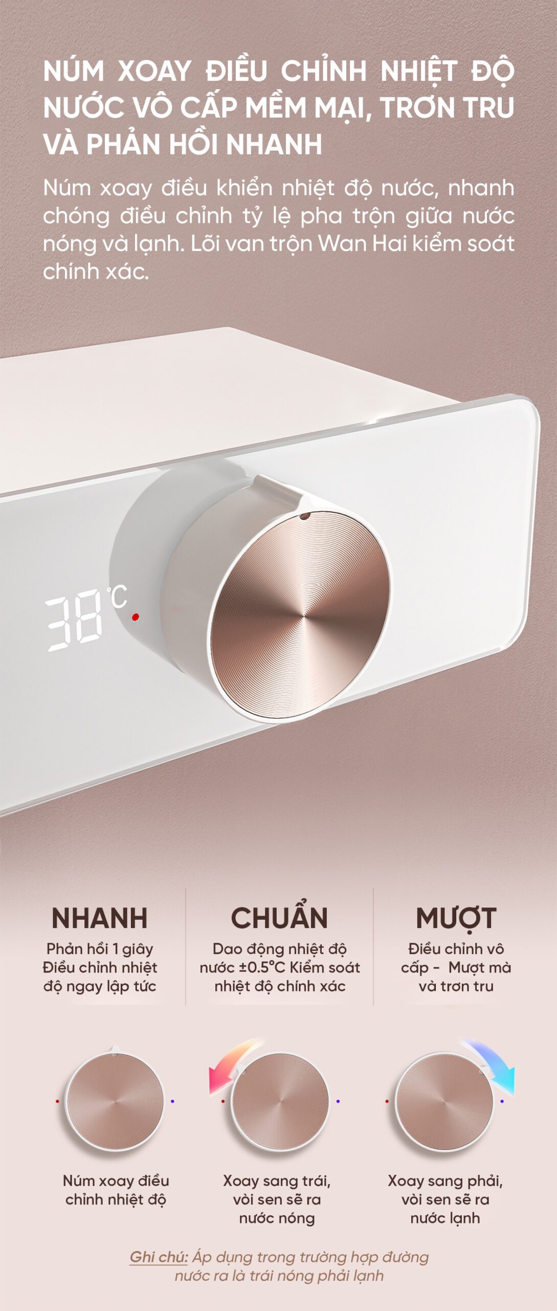 Vòi Sen Tắm Xiaomi Tăng Áp Và Massage i9 Màu Xám