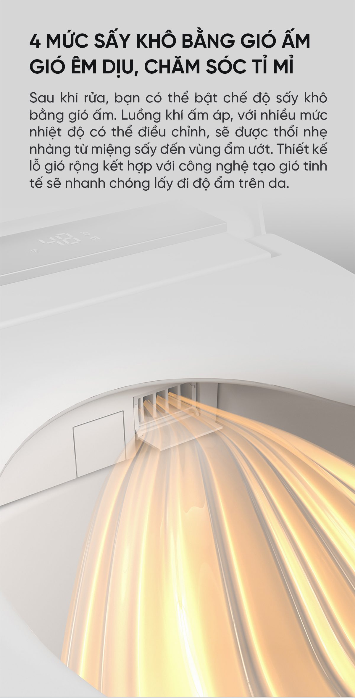 Bồn Cầu Thông Minh Little Whale Wash Đa Năng Mẫu Ngắn D5