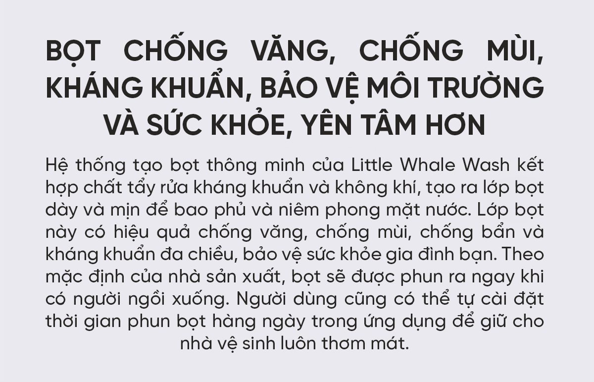 Bồn Cầu Thông Minh Little Whale Không Áp Lực Nước S7