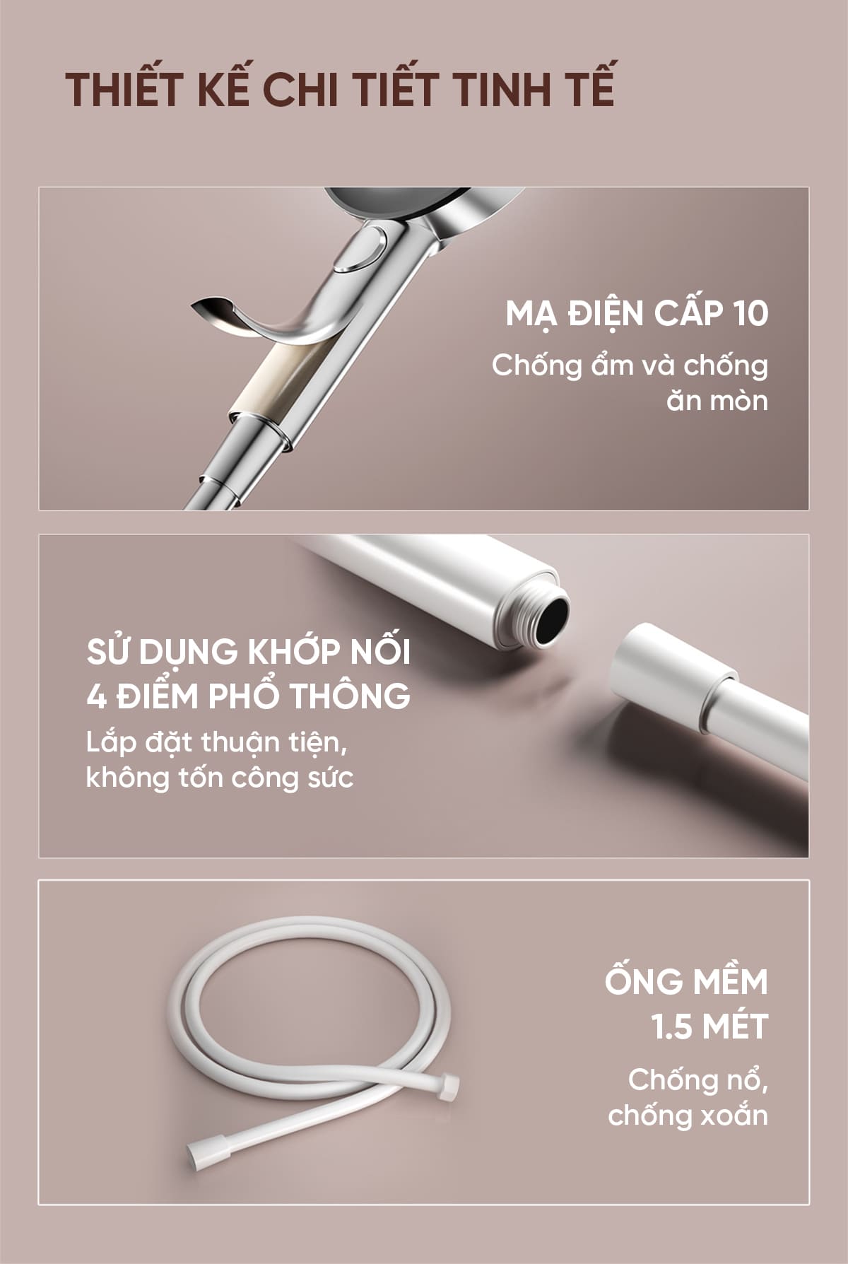 Vòi Sen Tăng Áp Đa Năng i9 MAX | Giá tốt