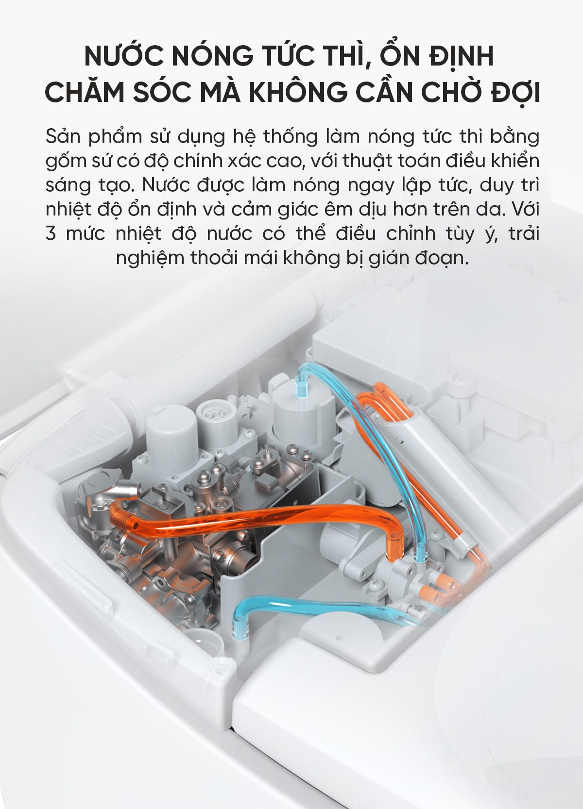 Bồn Cầu Thông Minh Little Whale Không Áp Lực Nước S7