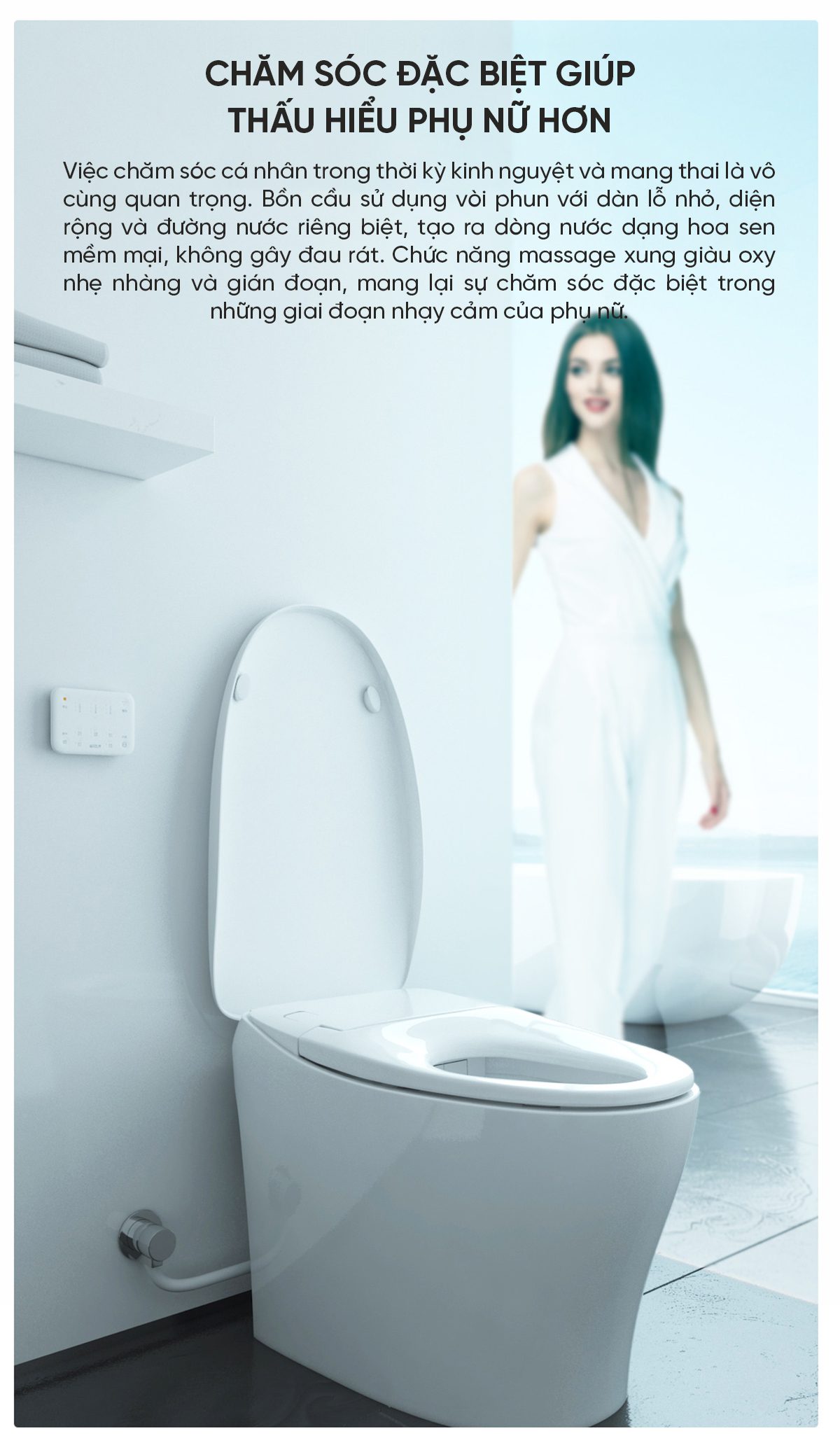 Bồn Cầu Thông Minh Little Whale Không Áp Lực Nước S7