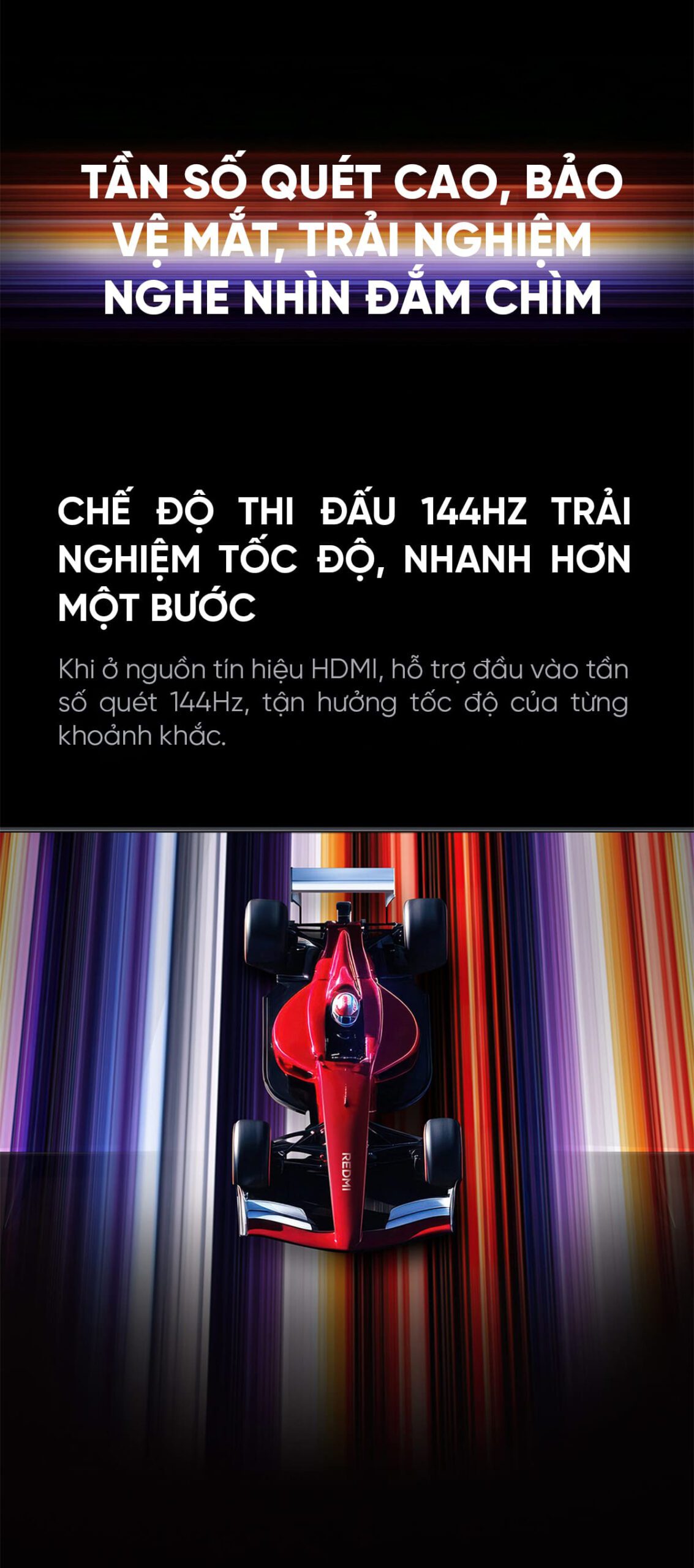 Tivi Xiaomi Redmi A 55 Inch Ram 2/32GB 144Hz 4K phiên bản nội địa