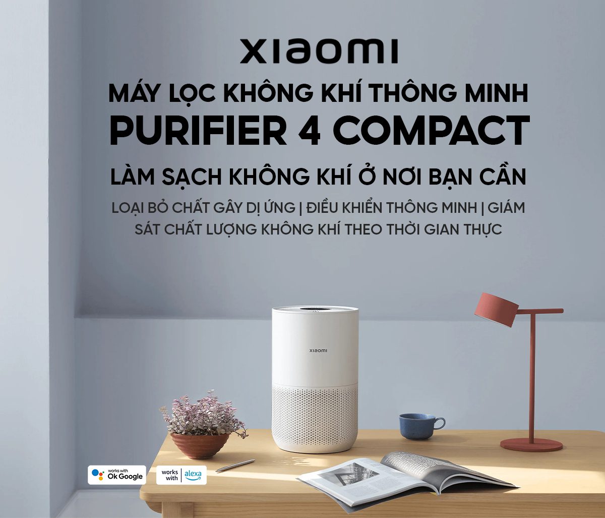 Máy Lọc Không Khí Thông Minh Purifier 4 Compact