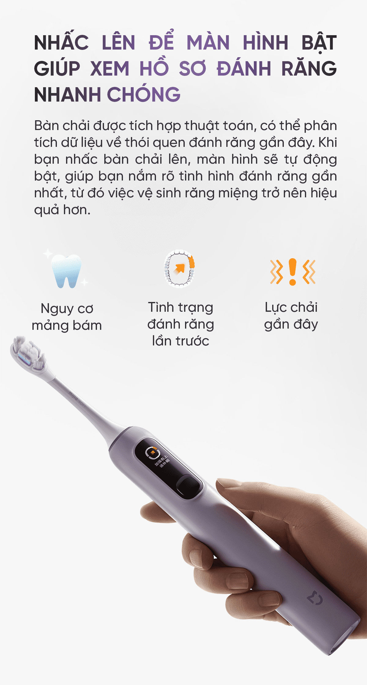Bàn chải điện Xiaomi Mijia sonic sweep pro MES610