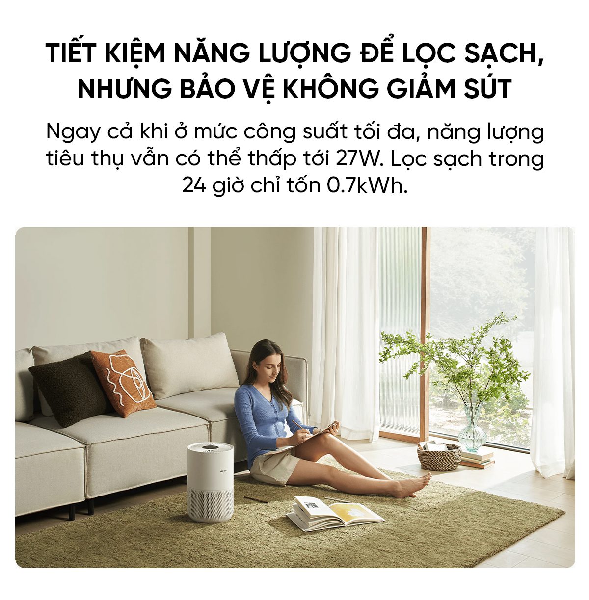 Máy Lọc Không Khí Thông Minh Purifier 4 Compact