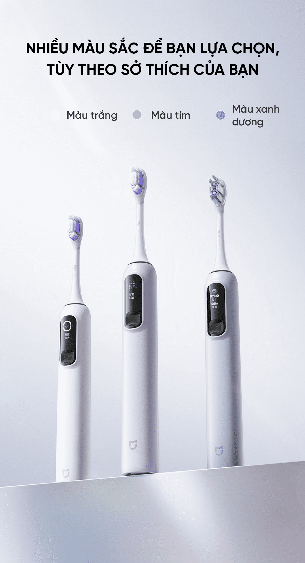 Bàn chải điện Xiaomi Mijia sonic sweep pro MES610