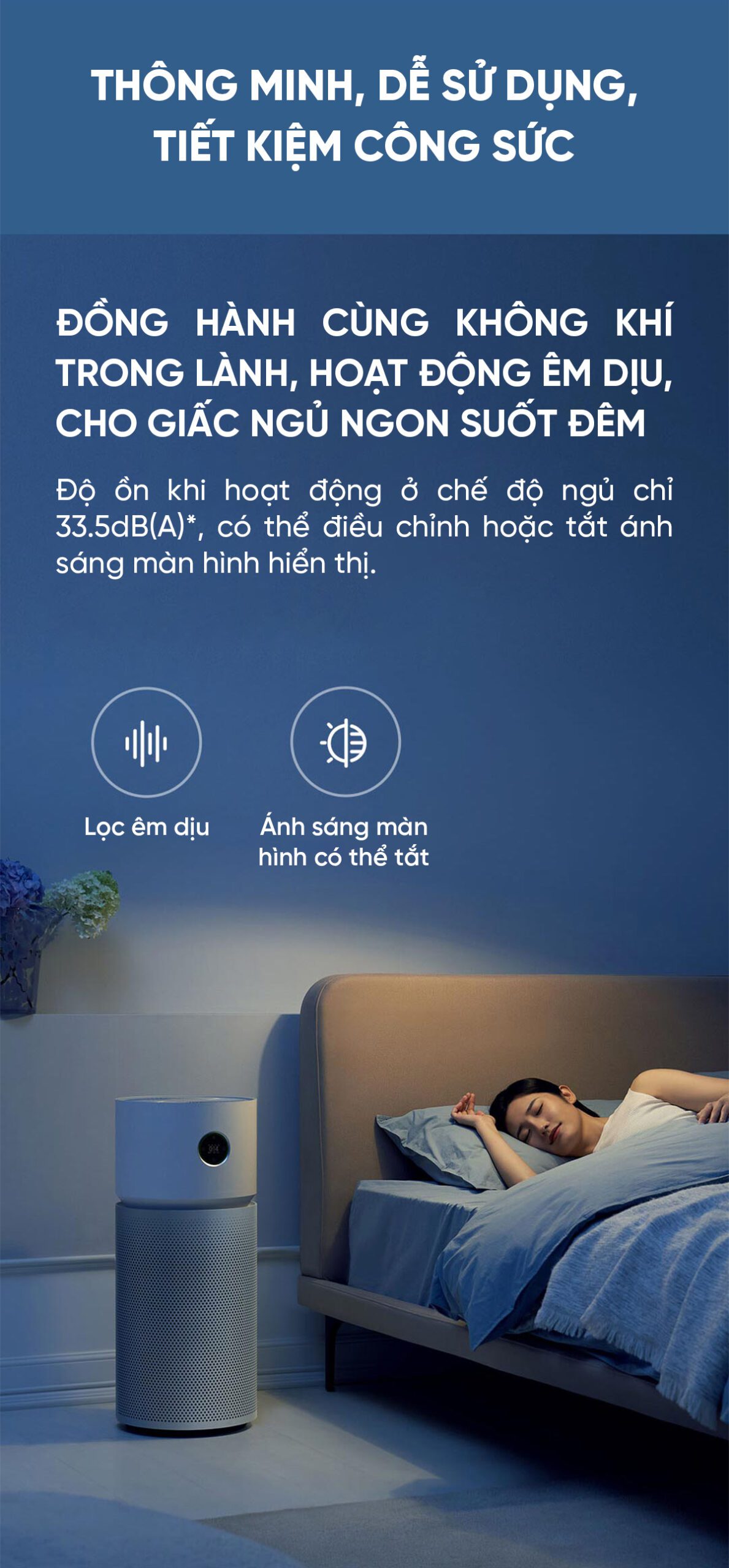 Xiaomi Elite máy lọc không khí diện tích 100 m²