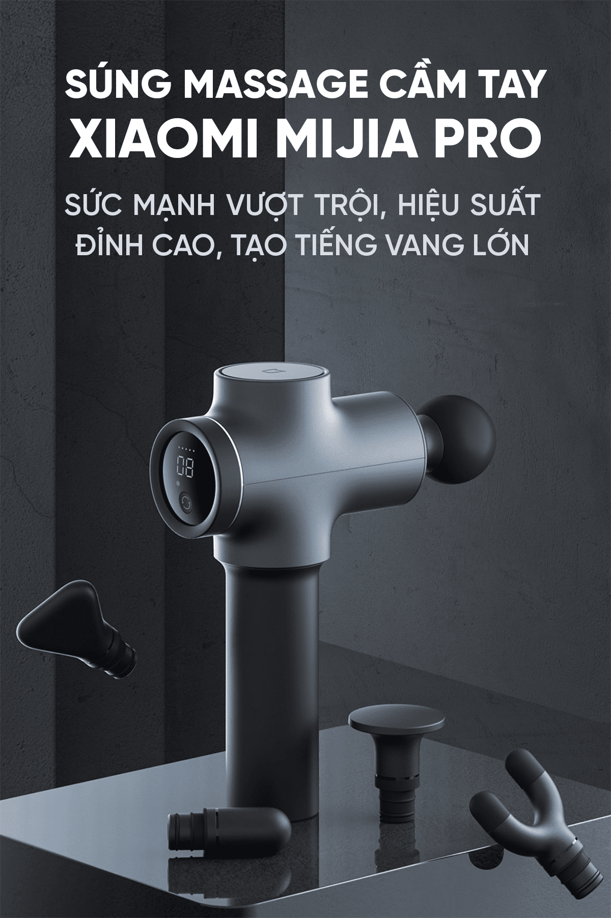 Súng massage cầm tay Xiaomi mijia pro MJJMQ02YM