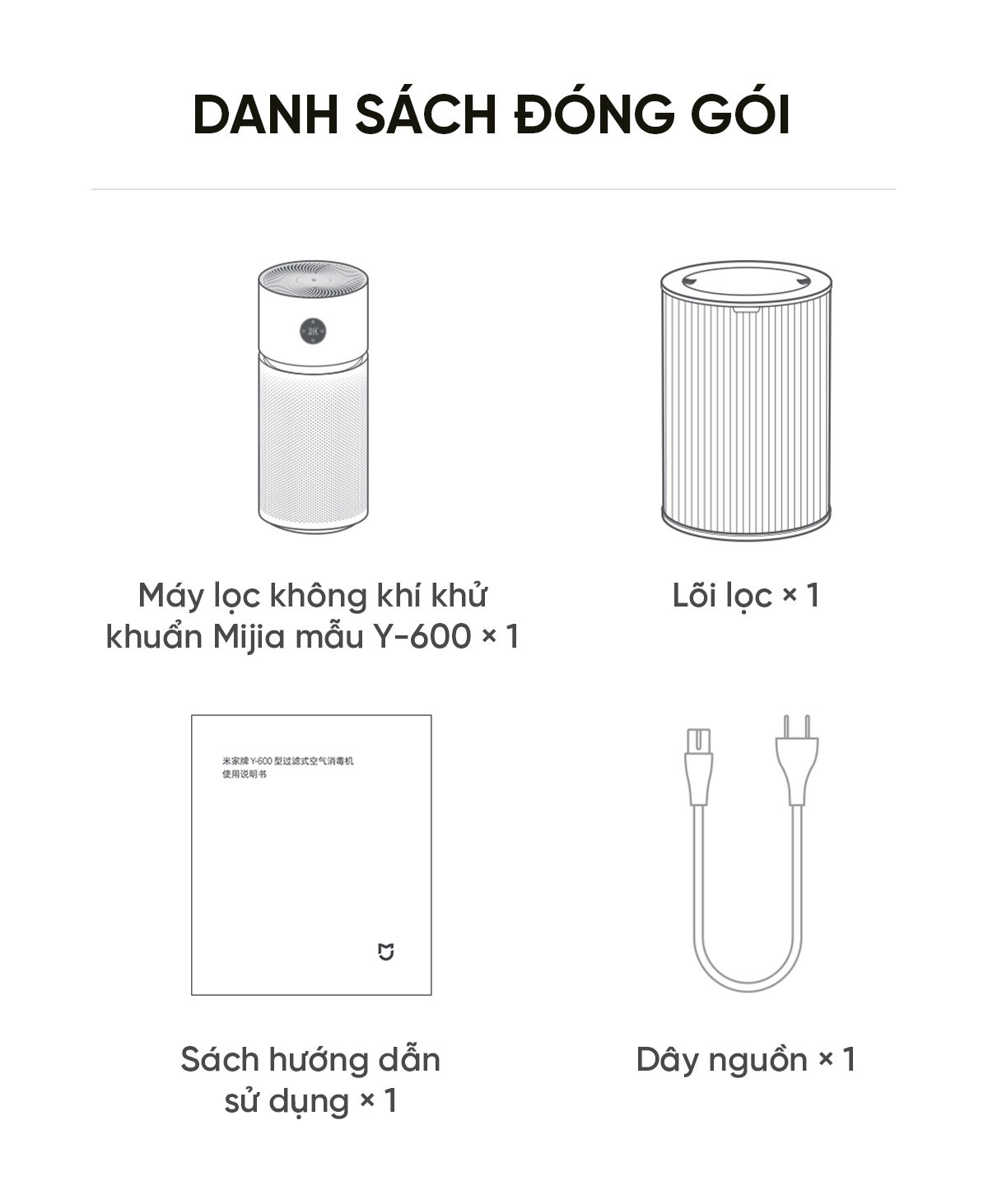 Xiaomi Elite máy lọc không khí diện tích 100 m²