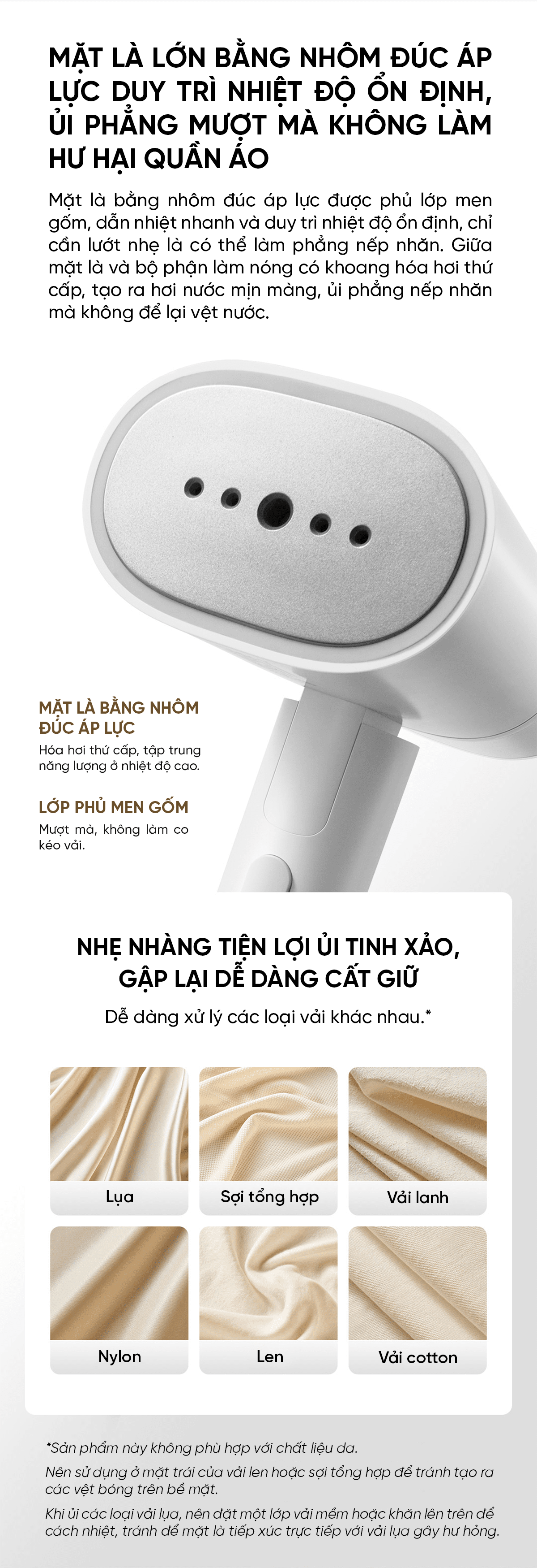 Bàn ủi hơi nước cầm tay Xiaomi mijia 2 MJGTJ02LF