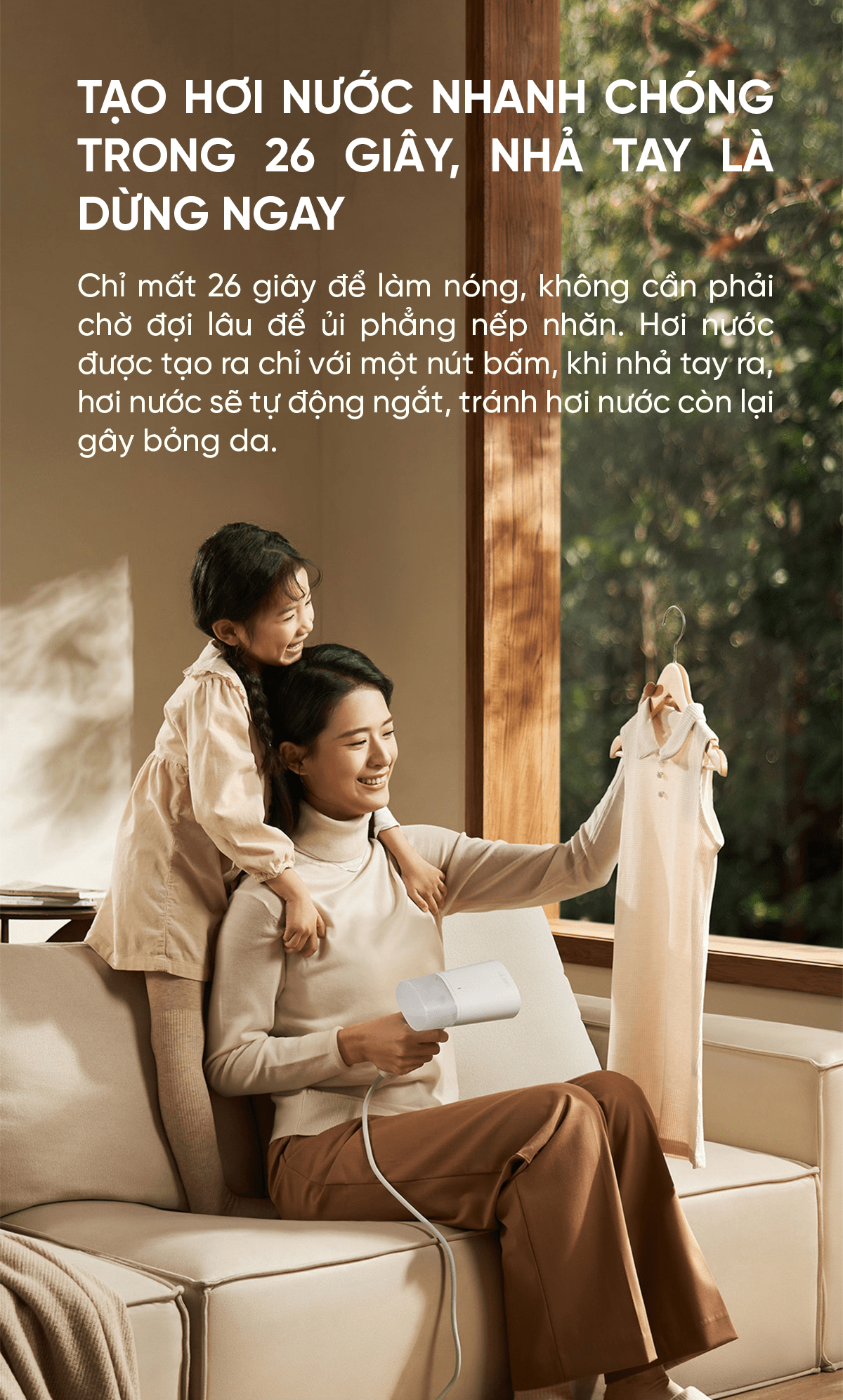 Bàn ủi hơi nước cầm tay Xiaomi mijia 2 MJGTJ02LF
