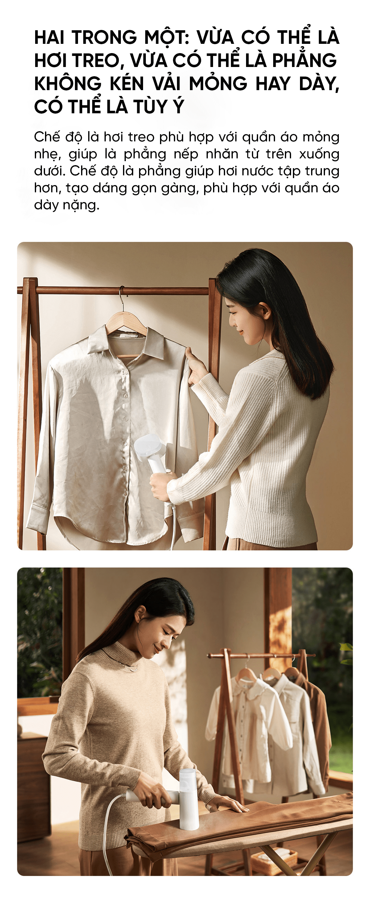 Bàn ủi hơi nước cầm tay Xiaomi mijia 2 MJGTJ02LF