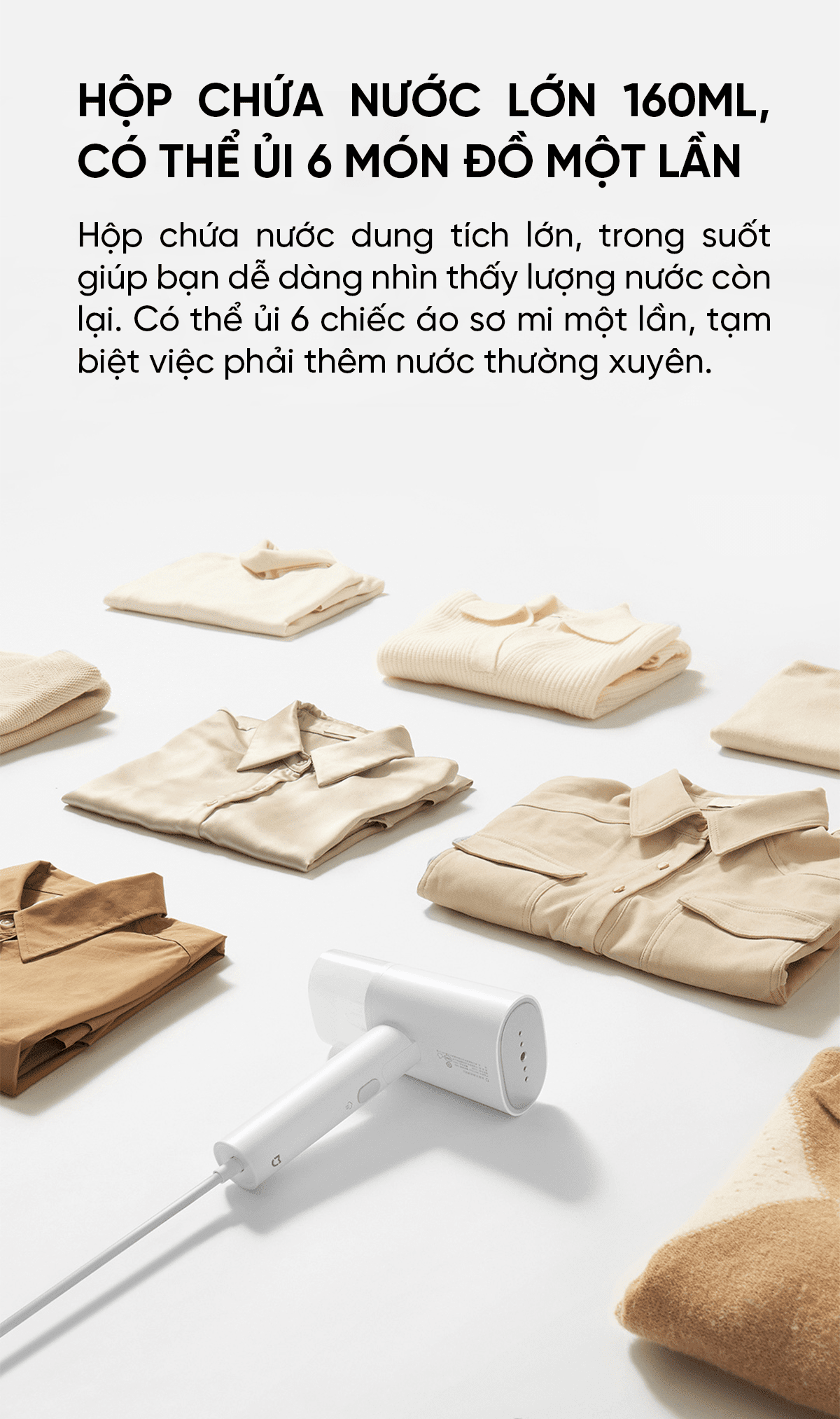 Bàn ủi hơi nước cầm tay Xiaomi mijia 2 MJGTJ02LF