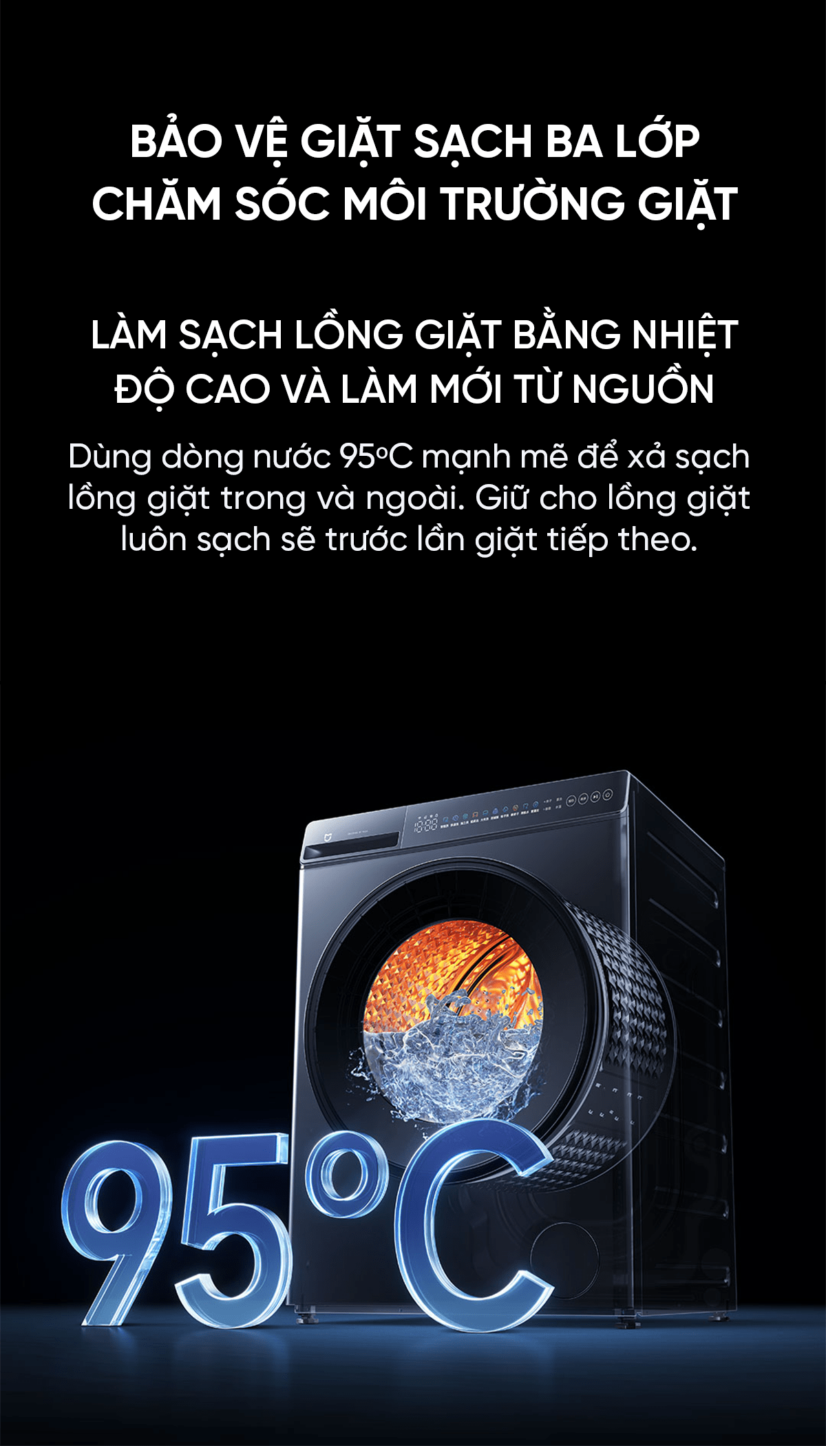 Máy Giặt Xiaomi Mija 2026 MJ101 Giặt 12kg Sấy 9kg 26 Chế Độ Giặt