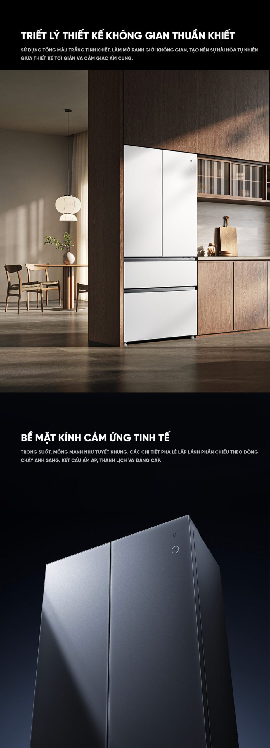 Tủ Lạnh Xiaomi Mija 560L Kiểu Pháp 2026 , Làm Lạnh Kép , Làm Đá Tự Động