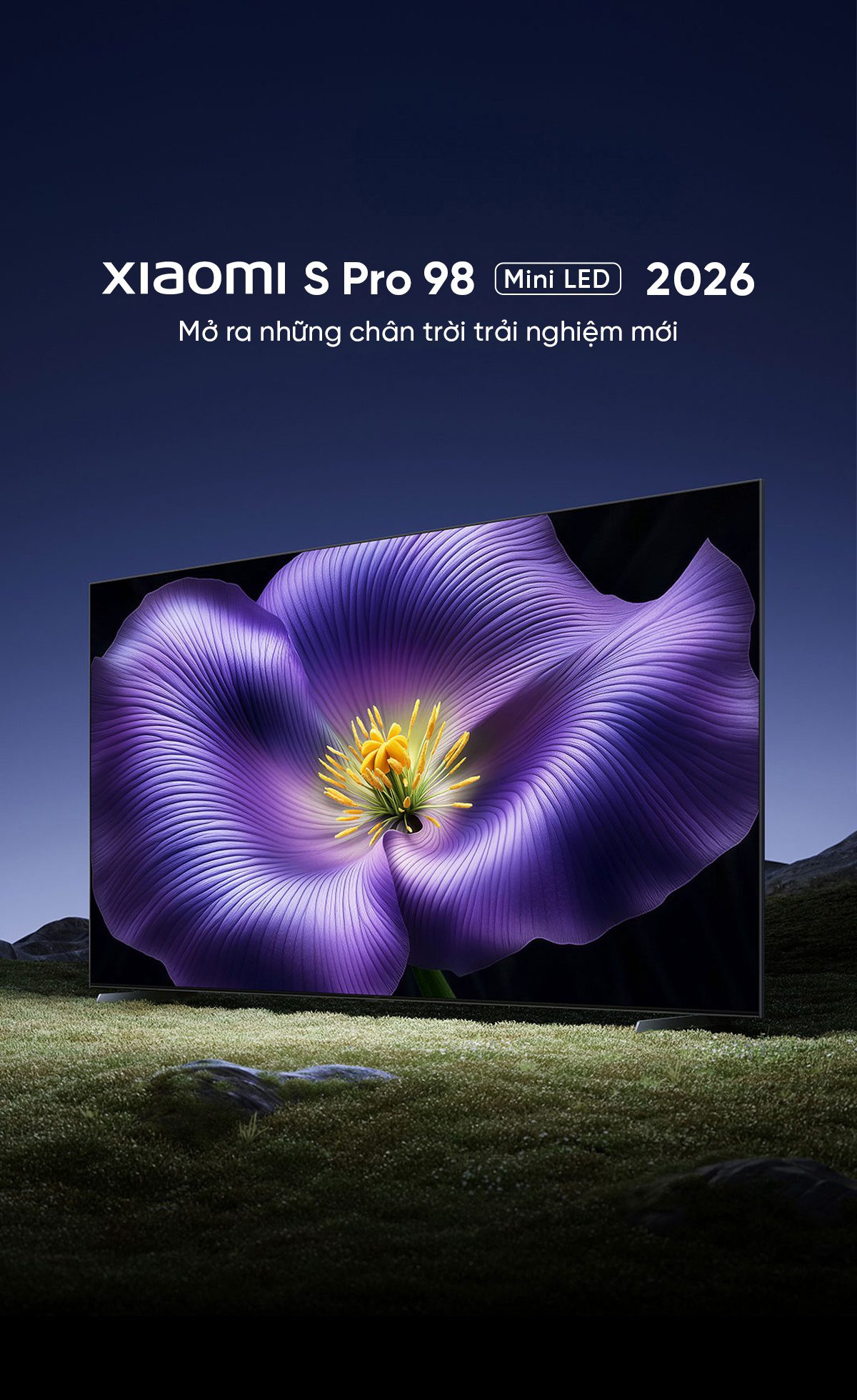 Tivi Xiaomi S Pro 2026 Mini LED 98Inch 4/64 330Hz 5700nits