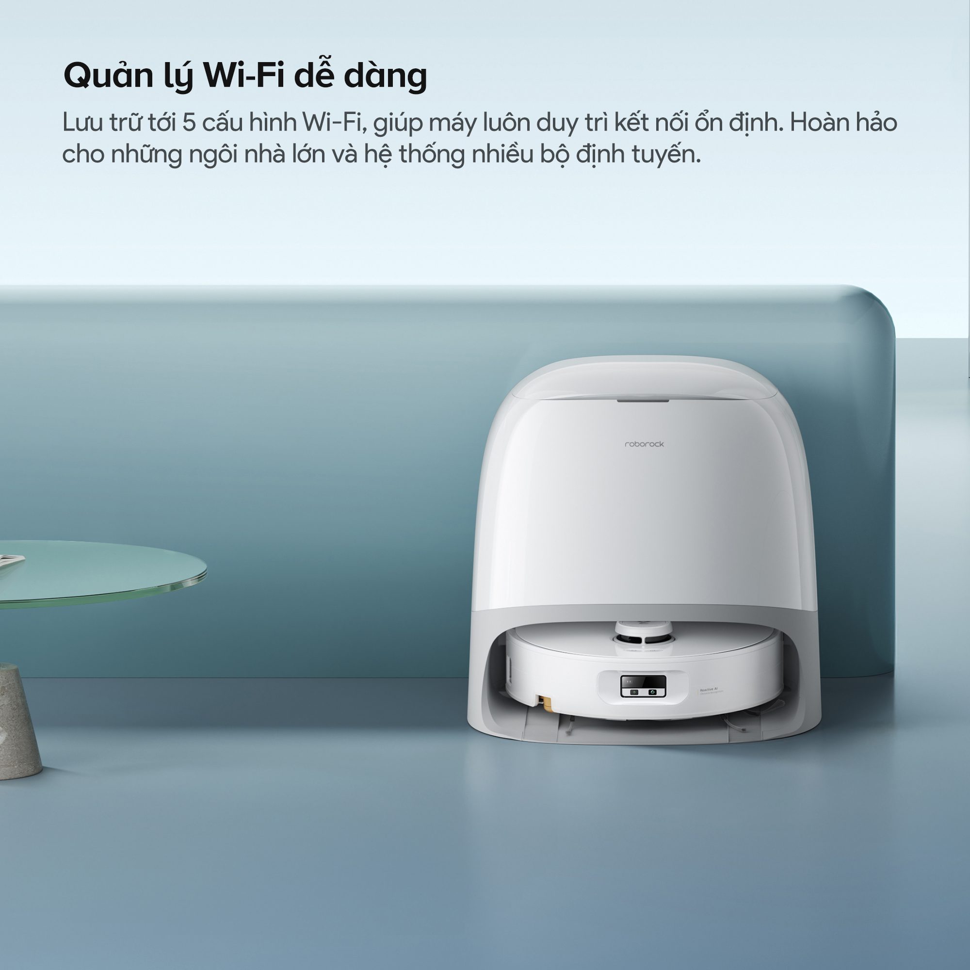 Robot hút bụi lau nhà Roborock Qrevo Curv 2 Flow