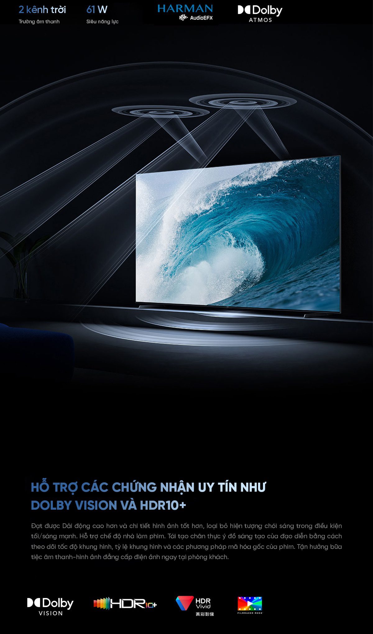 Tivi Xiaomi S Pro 2026 Mini LED 65Inch 4/64 330Hz 5200nits