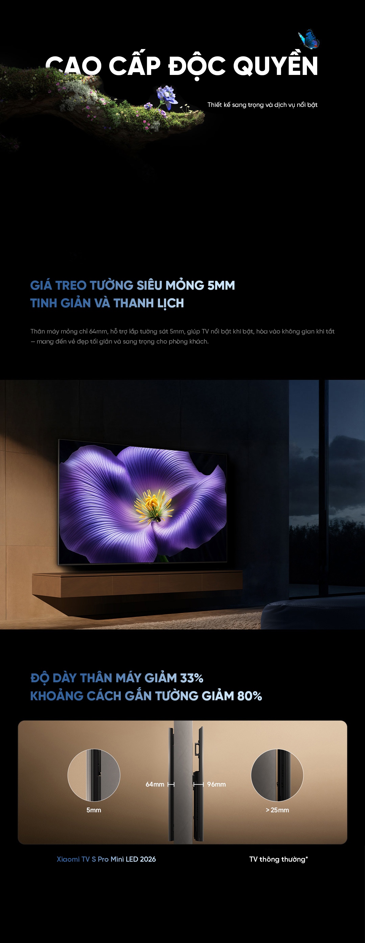Tivi Xiaomi S Pro 2026 Mini LED 98Inch 4/64 330Hz 5700nits