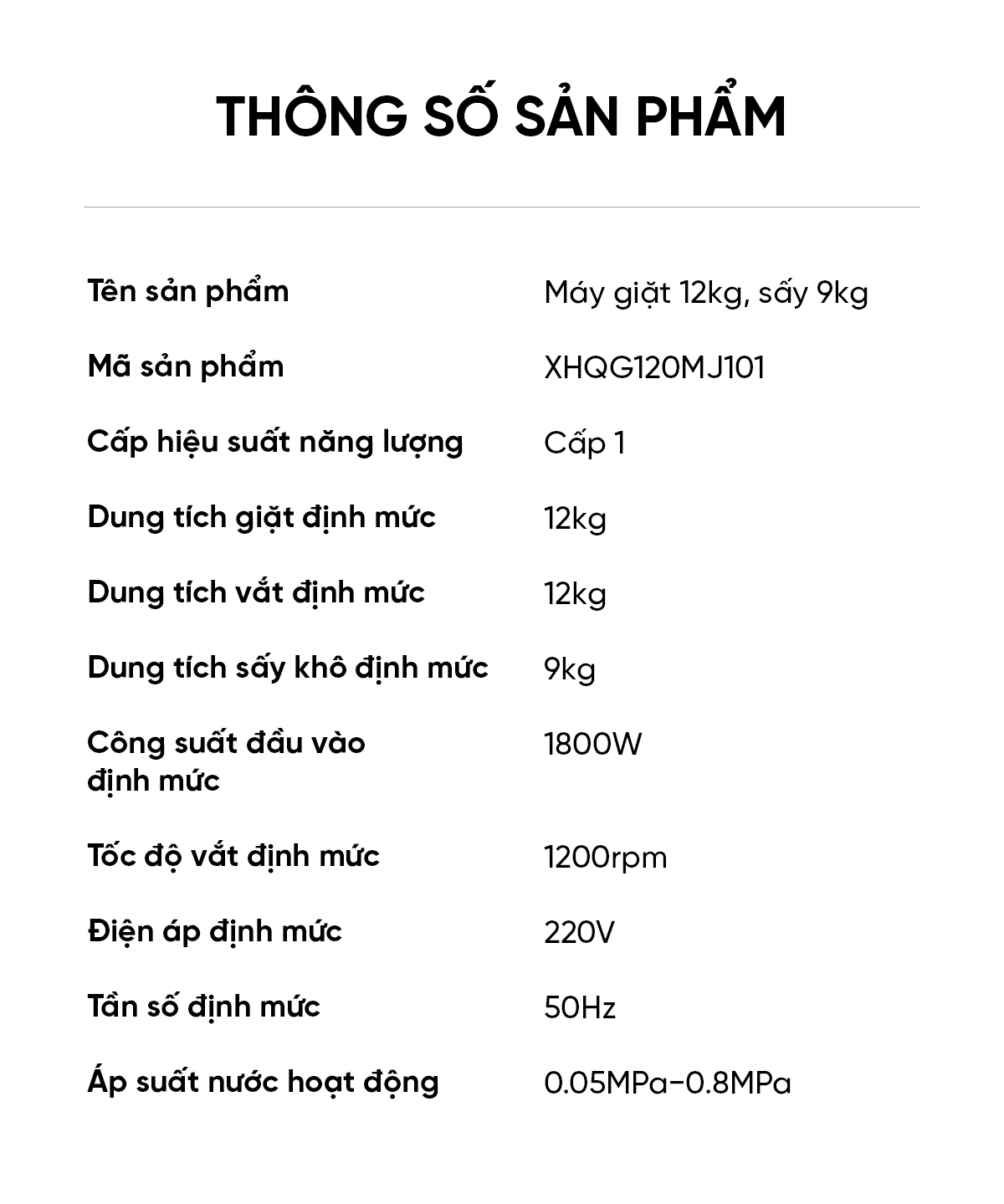 Máy Giặt Xiaomi Mija 2026 MJ101 Giặt 12kg Sấy 9kg 26 Chế Độ Giặt
