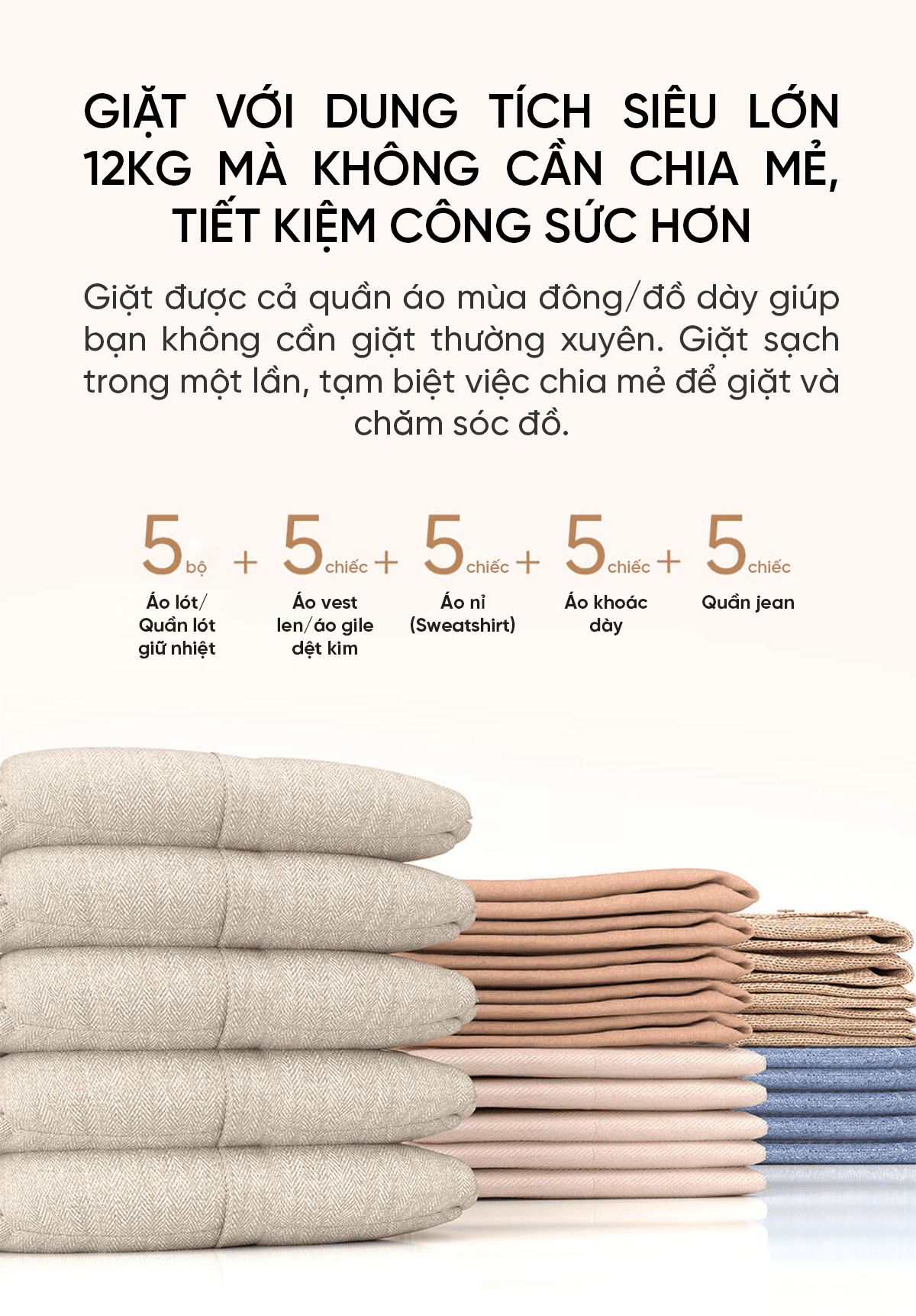 Máy Giặt Xiaomi Mija 2026 MJ101 Giặt 12kg Sấy 9kg 26 Chế Độ Giặt