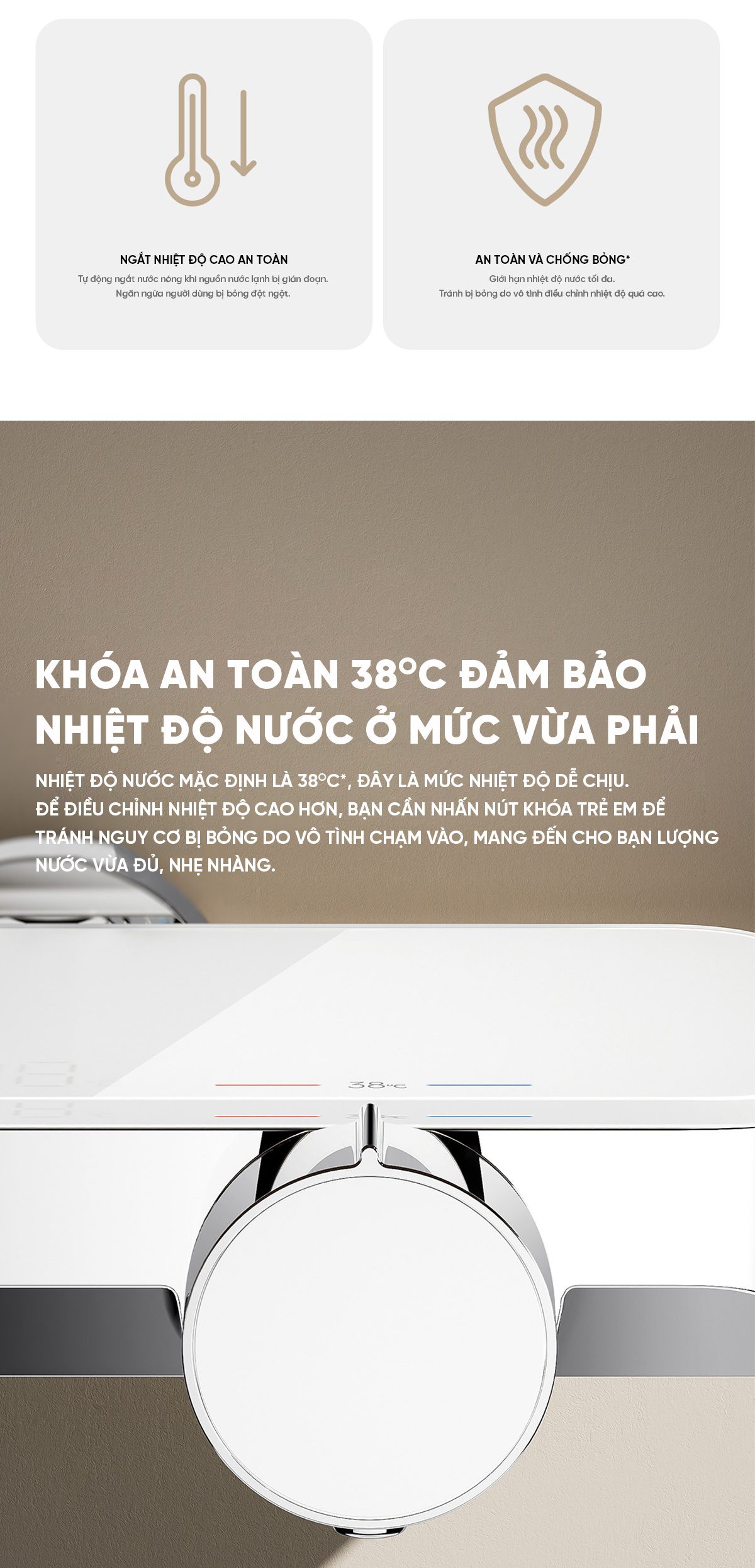 Bộ vòi hoa sen điều chỉnh nhiệt độ Xiaomi Mijia S1 Pro