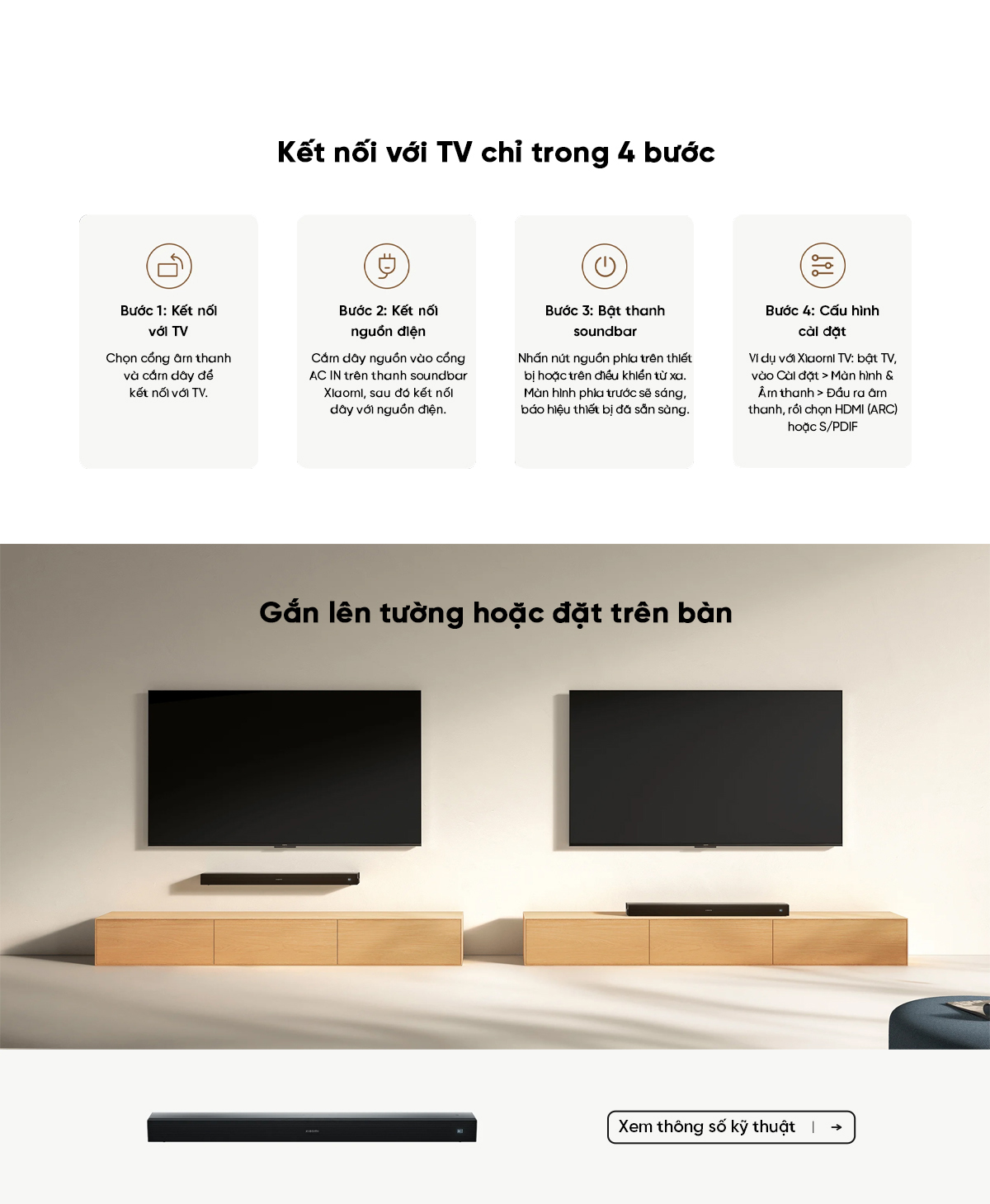 Loa thanh Xiaomi Soundbar Pro 2.0 – Chính Hãng, Giá Tốt