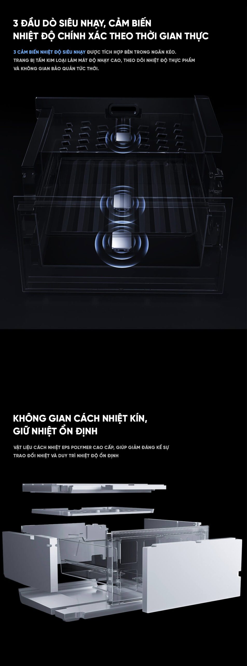 Tủ Lạnh Xiaomi Mija 560L Kiểu Pháp 2026 , Làm Lạnh Kép , Làm Đá Tự Động
