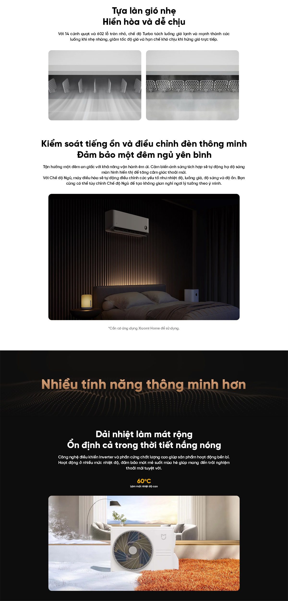 Điều hòa 1 chiều Xiaomi Mijia 12500BTU Air Conditioner Pro Eco Inverter 1.5HP – Bản Quốc Tế