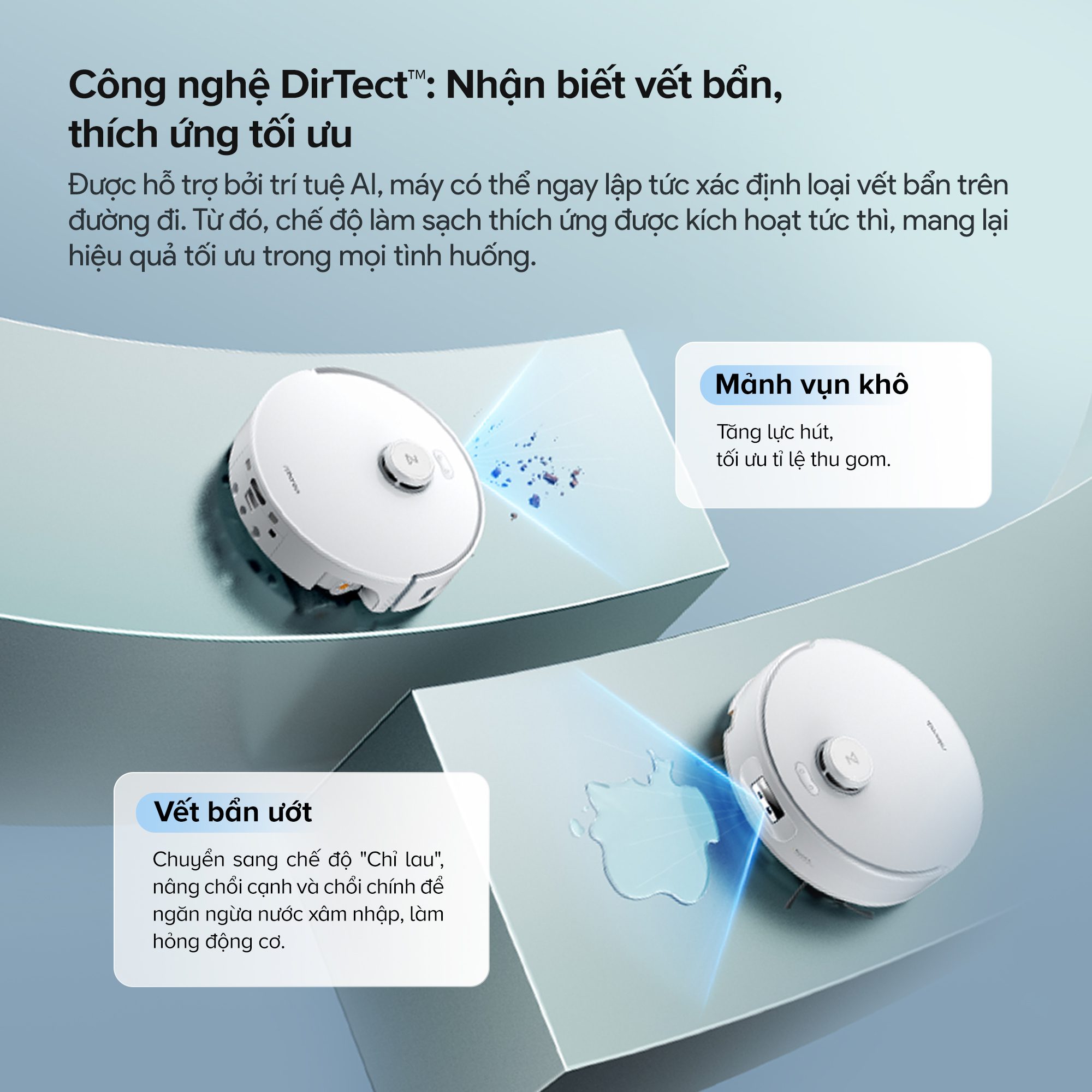 Robot hút bụi lau nhà Roborock Qrevo Curv 2 Flow